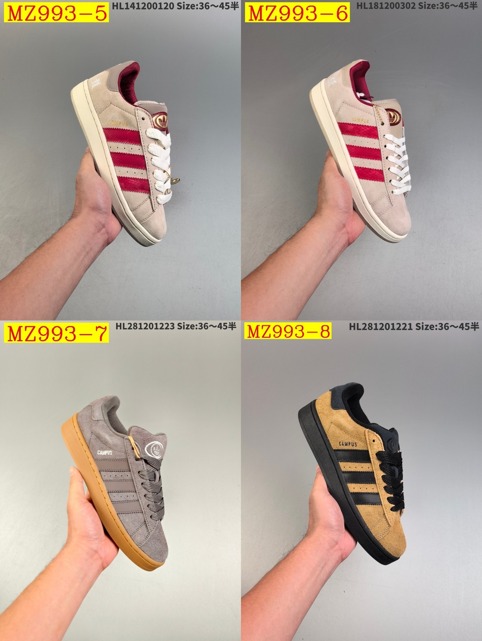 50$ Quality Adidas Originals Campus 00s Beta half size 36-45 829400 MZ993 gallery