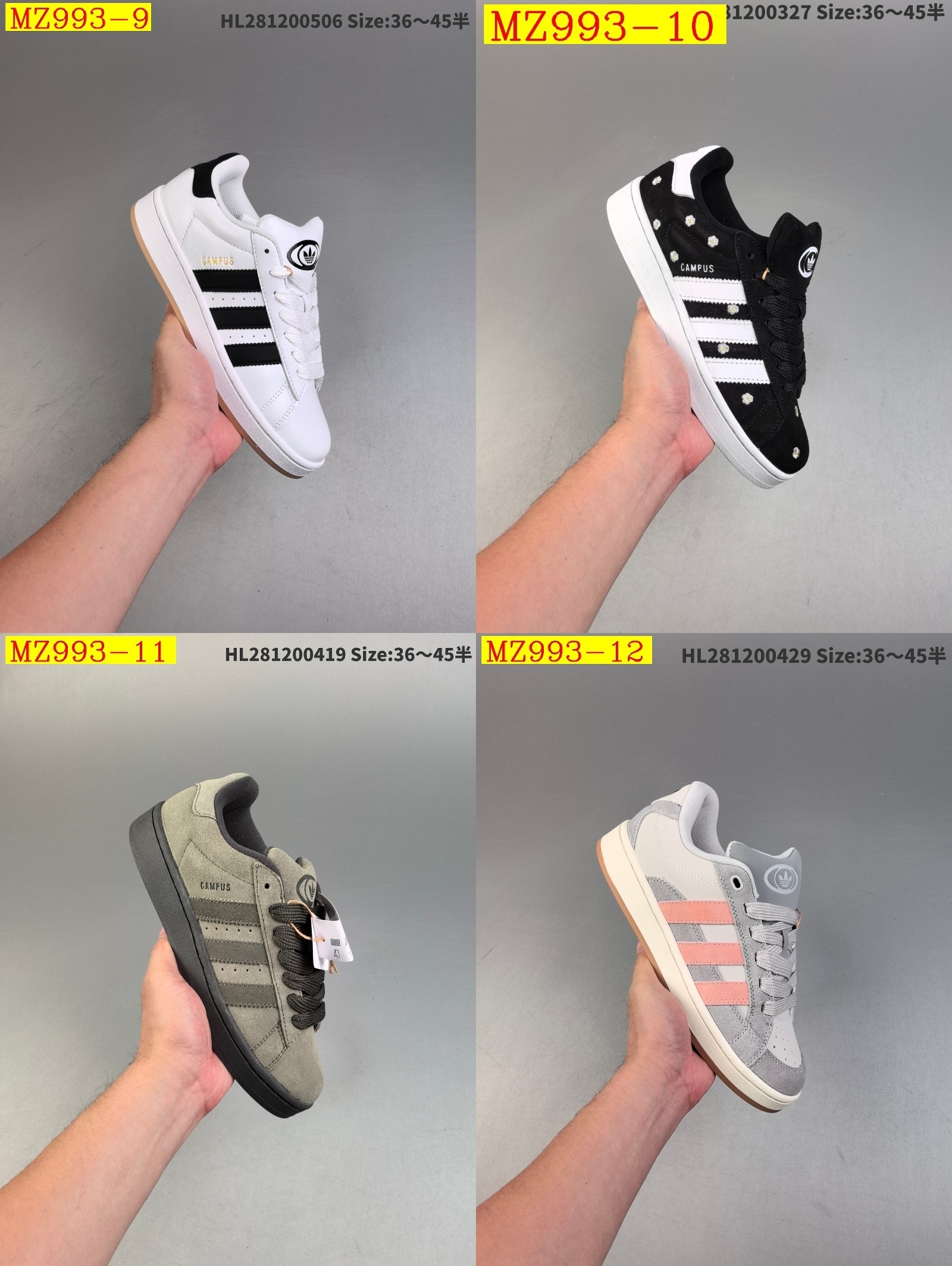 50$ Quality Adidas Originals Campus 00s Beta half size 36-45 829400 MZ993 gallery