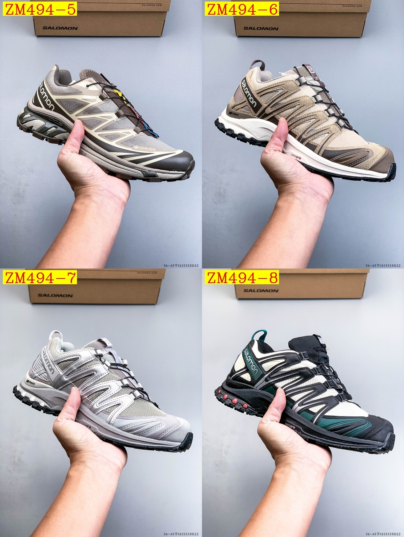 50$ Salomon XA PRO XT-6 EXPANSE Size 36-45 025290 ZM494 gallery