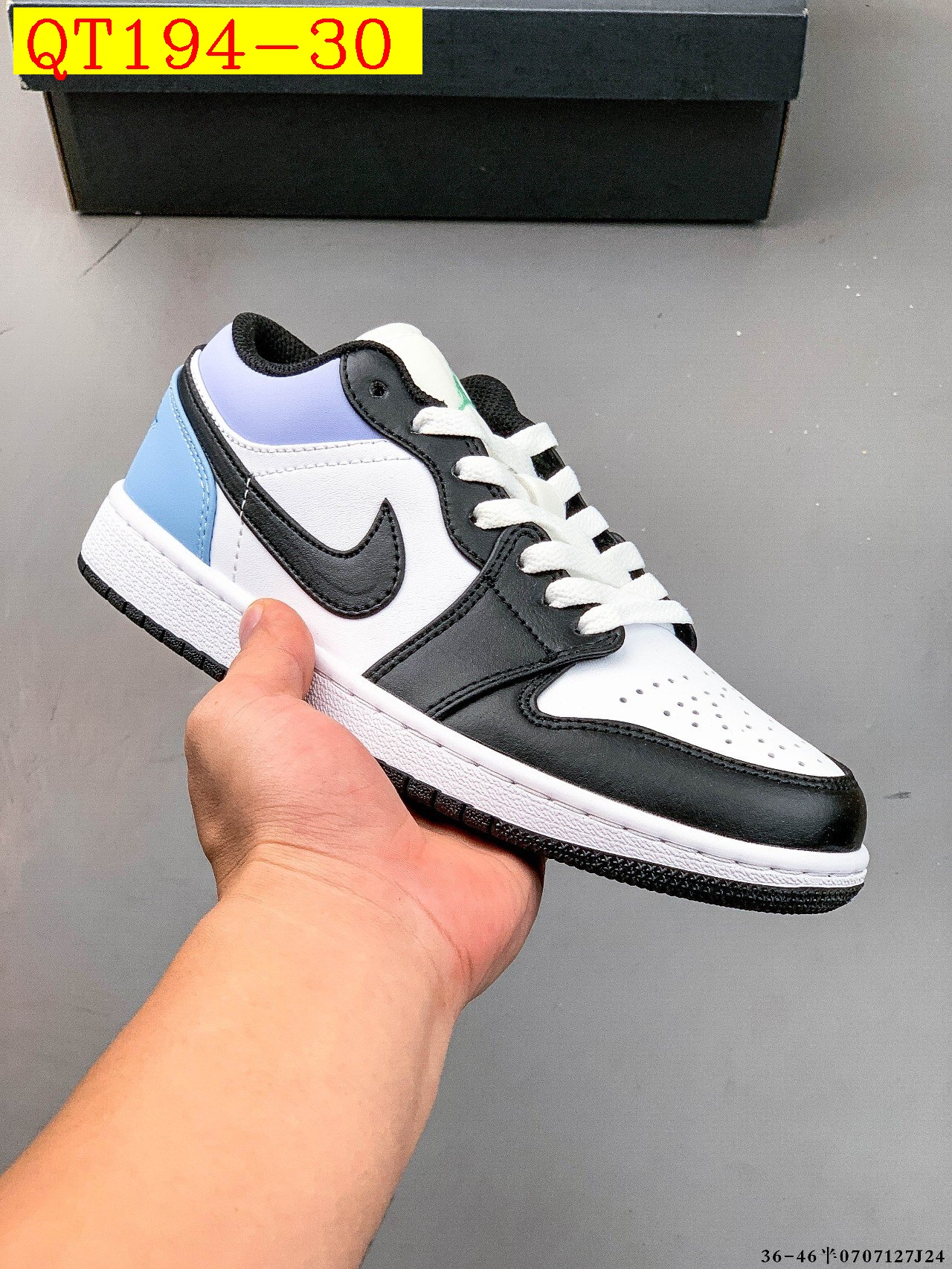 50$ Top Quality NIKE AIR JORDAN LOW 1 size 36-45 half 225400 QT194 gallery