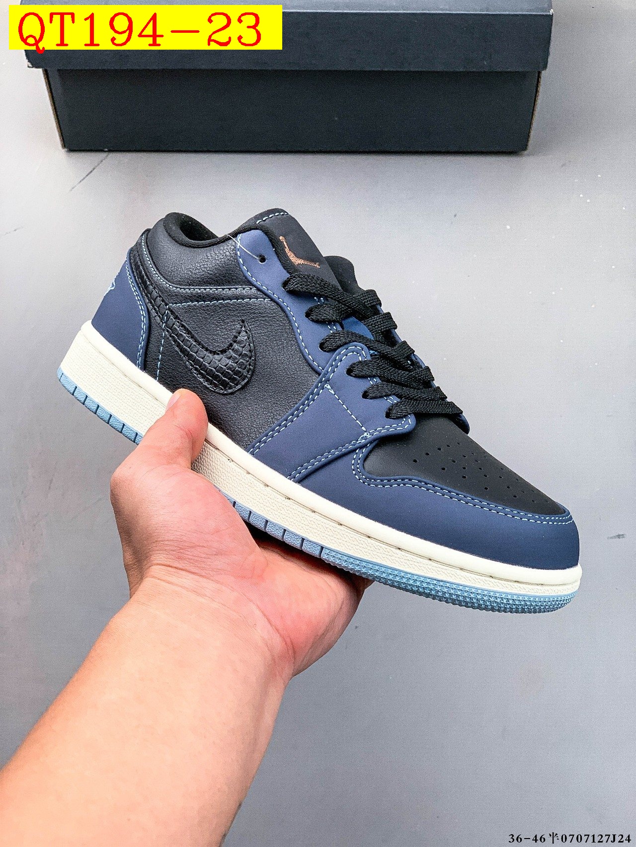 50$ Top Quality NIKE AIR JORDAN LOW 1 size 36-45 half 225400 QT194 gallery