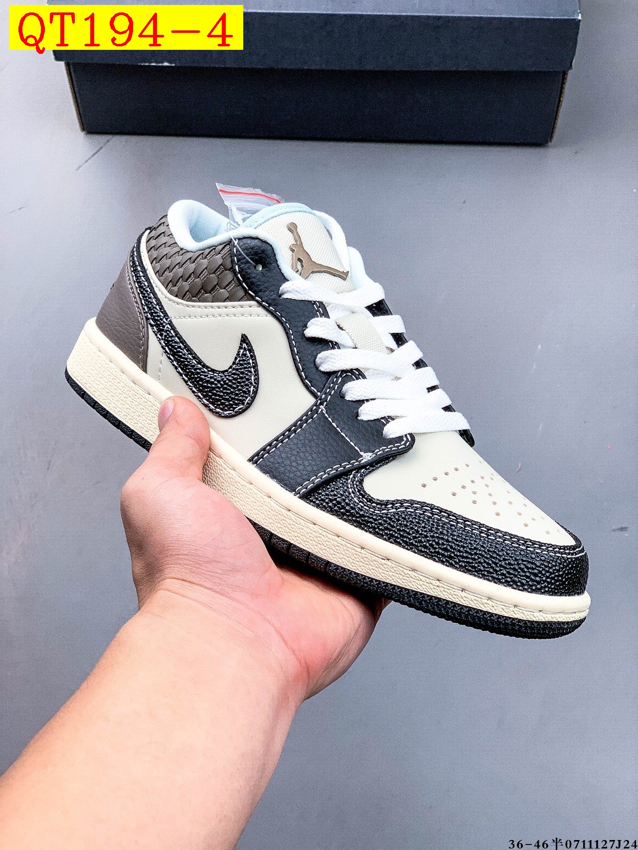 50$ Top Quality NIKE AIR JORDAN LOW 1 size 36-45 half 225400 QT194 gallery