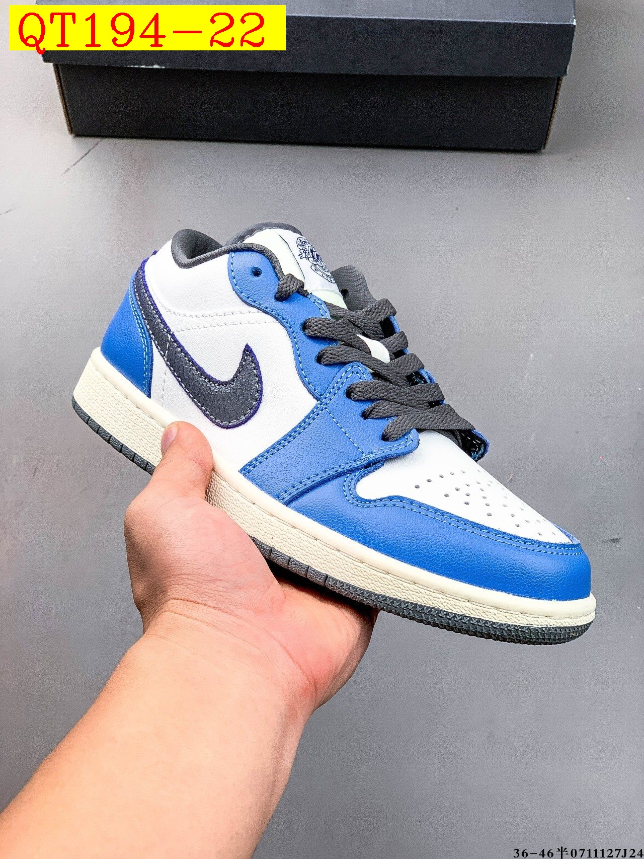 50$ Top Quality NIKE AIR JORDAN LOW 1 size 36-45 half 225400 QT194 gallery