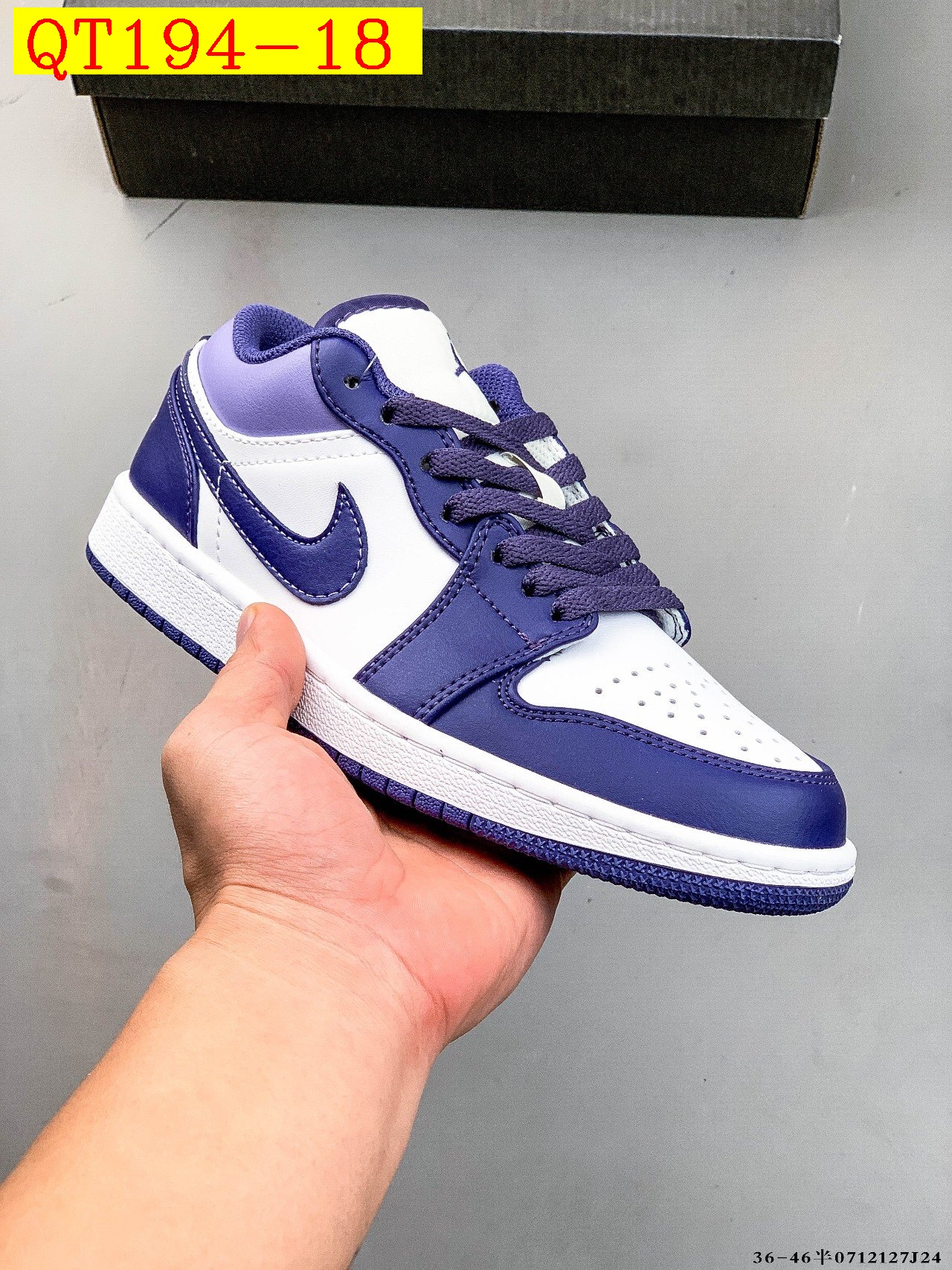 50$ Top Quality NIKE AIR JORDAN LOW 1 size 36-45 half 225400 QT194 gallery