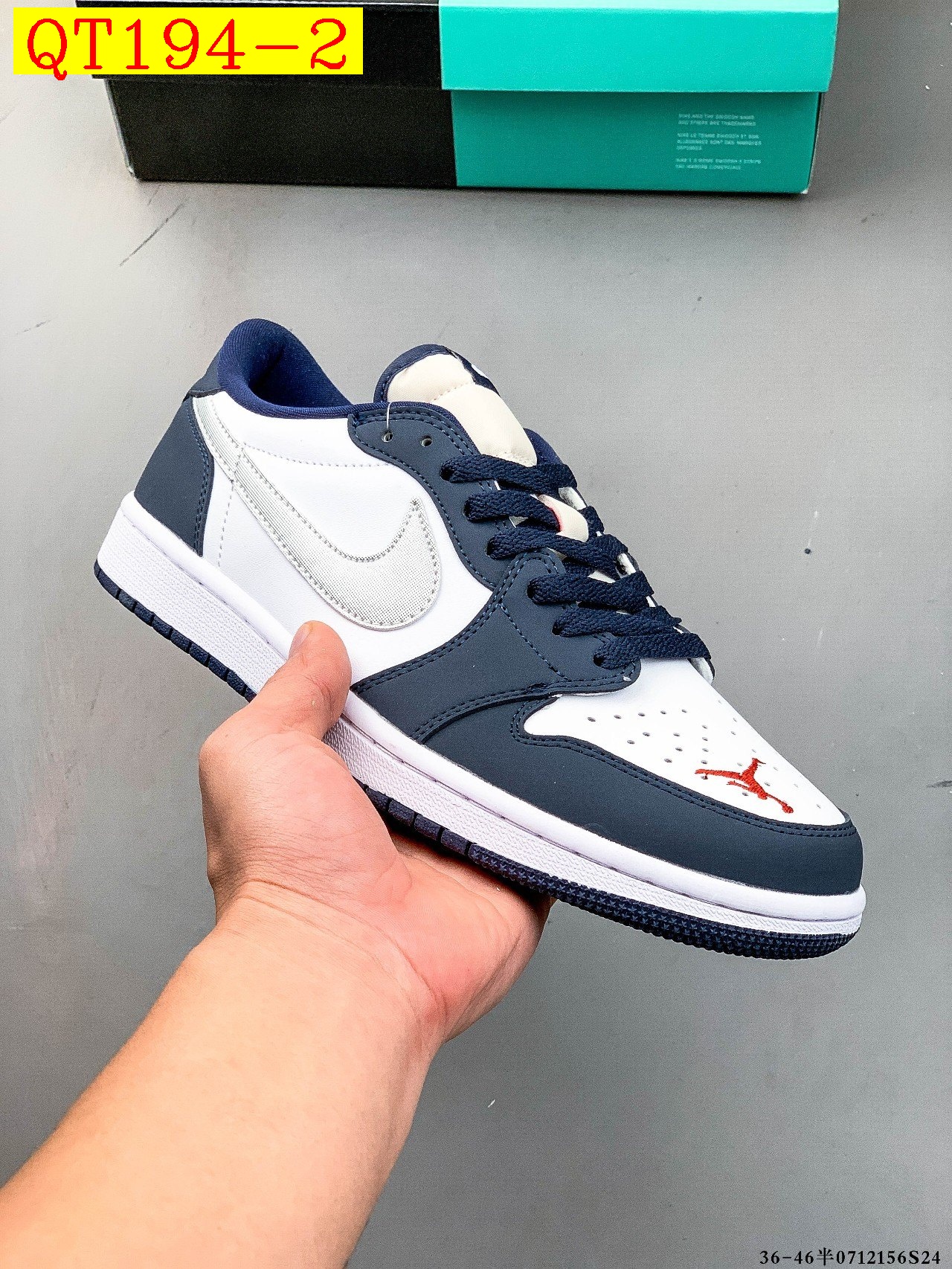 50$ Top Quality NIKE AIR JORDAN LOW 1 size 36-45 half 225400 QT194 gallery