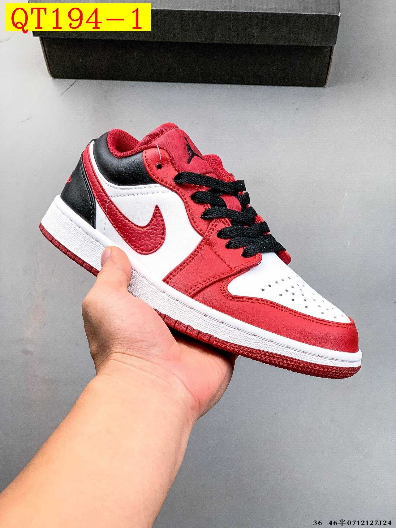 50$ Top Quality NIKE AIR JORDAN LOW 1 size 36-45 half 225400 QT194 gallery