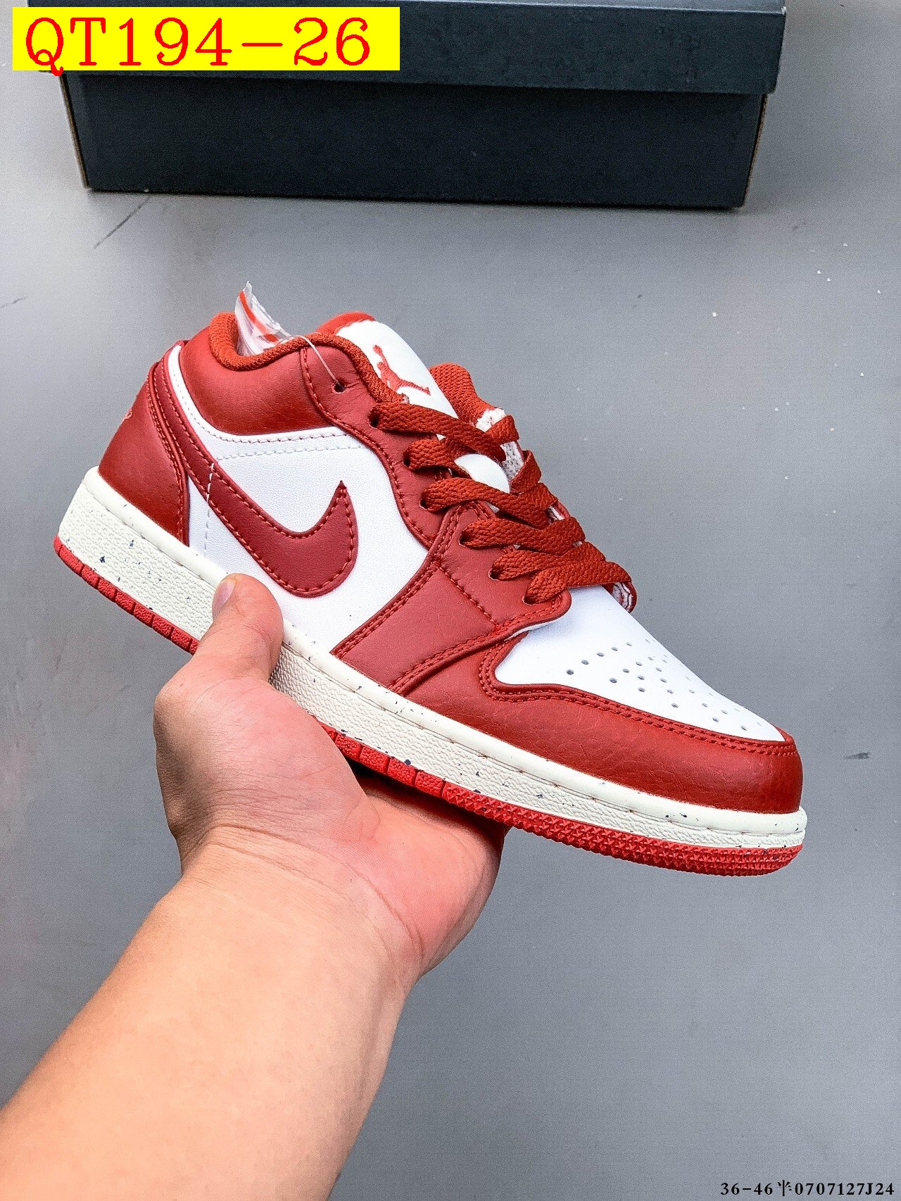 50$ Top Quality NIKE AIR JORDAN LOW 1 size 36-45 half 225400 QT194 gallery