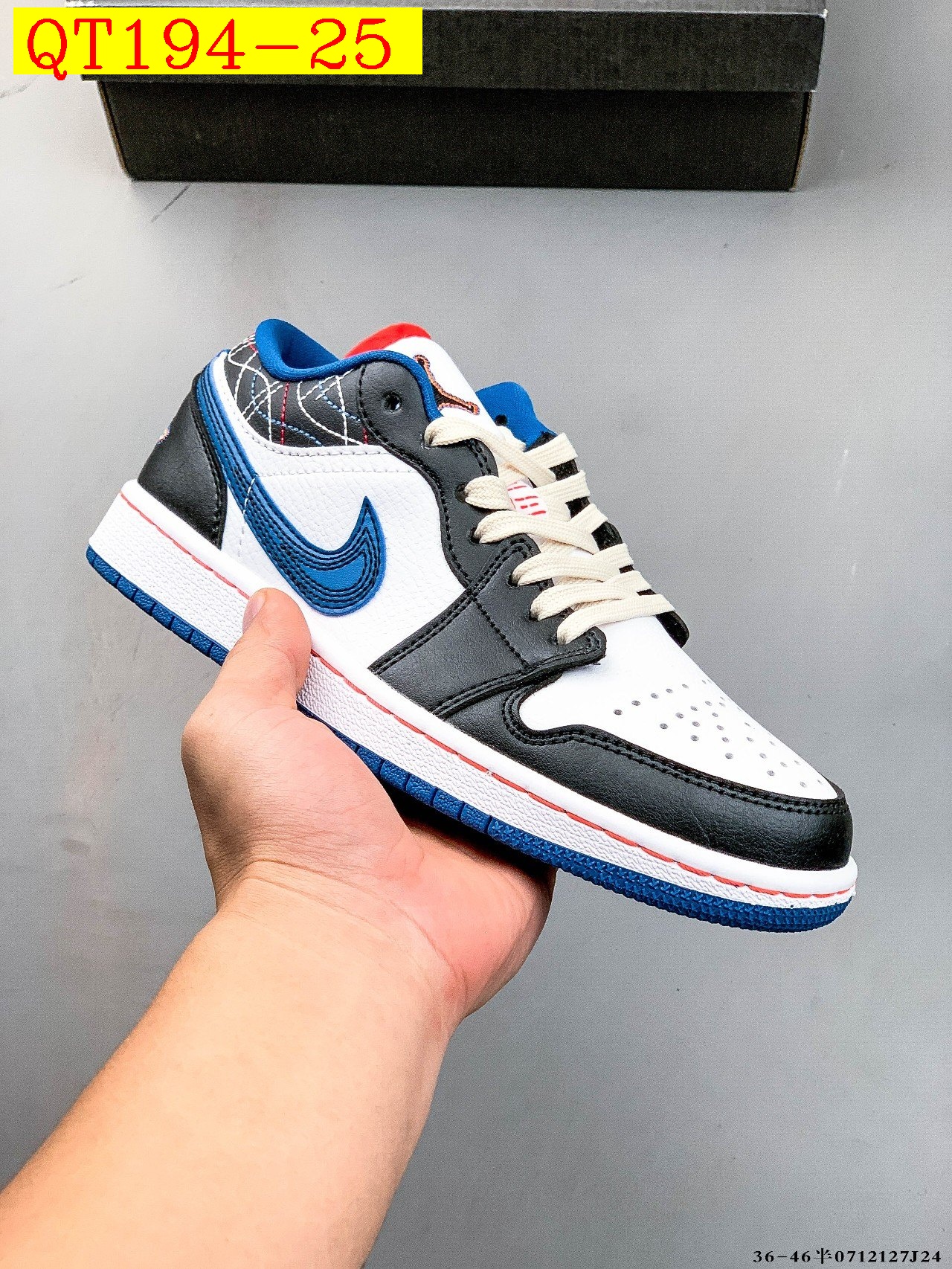 50$ Top Quality NIKE AIR JORDAN LOW 1 size 36-45 half 225400 QT194 gallery