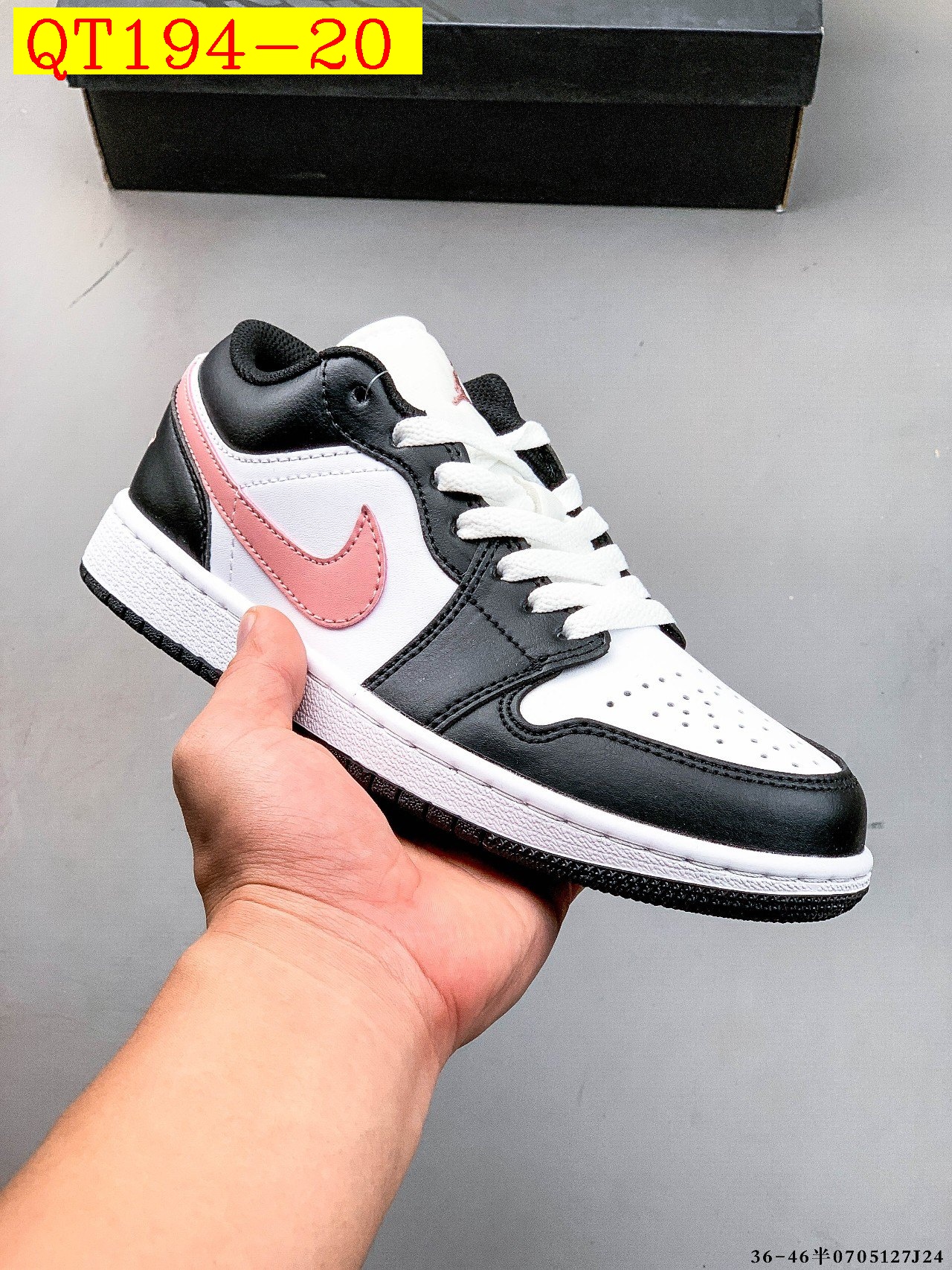 50$ Top Quality NIKE AIR JORDAN LOW 1 size 36-45 half 225400 QT194 gallery