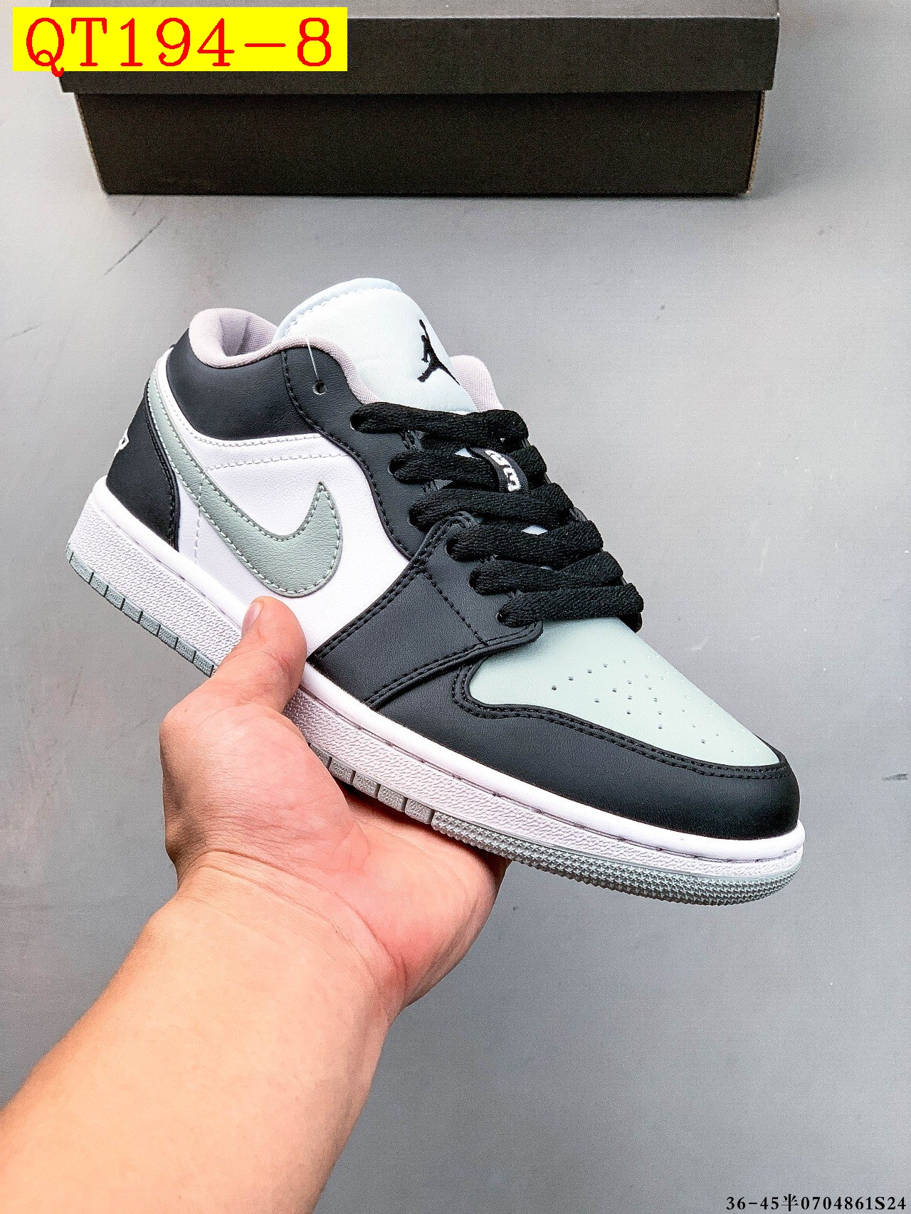 50$ Top Quality NIKE AIR JORDAN LOW 1 size 36-45 half 225400 QT194 gallery
