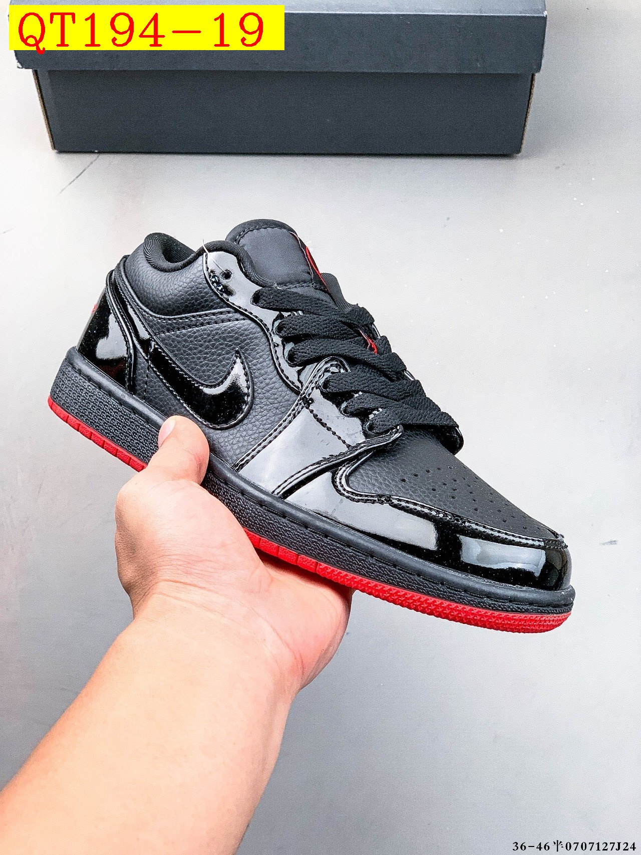 50$ Top Quality NIKE AIR JORDAN LOW 1 size 36-45 half 225400 QT194 gallery