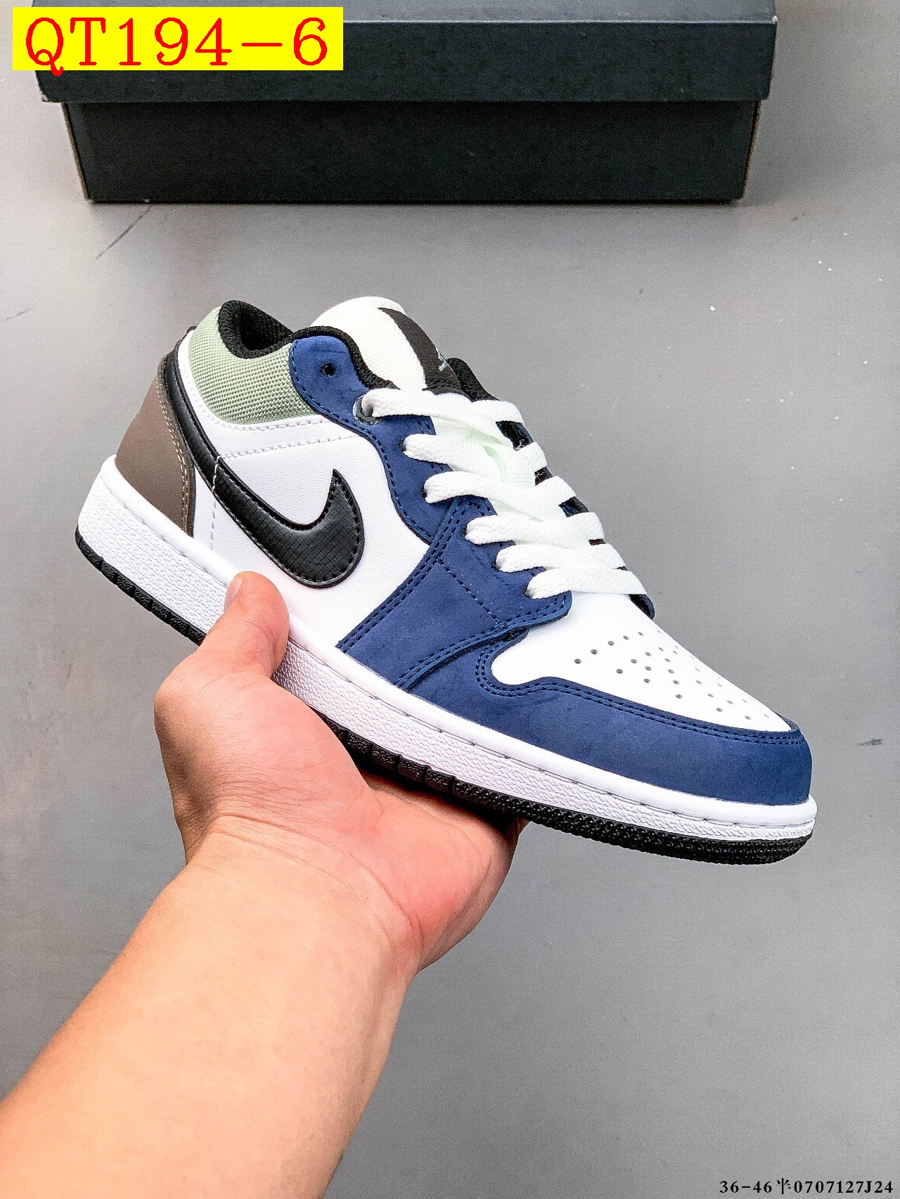 50$ Top Quality NIKE AIR JORDAN LOW 1 size 36-45 half 225400 QT194 gallery