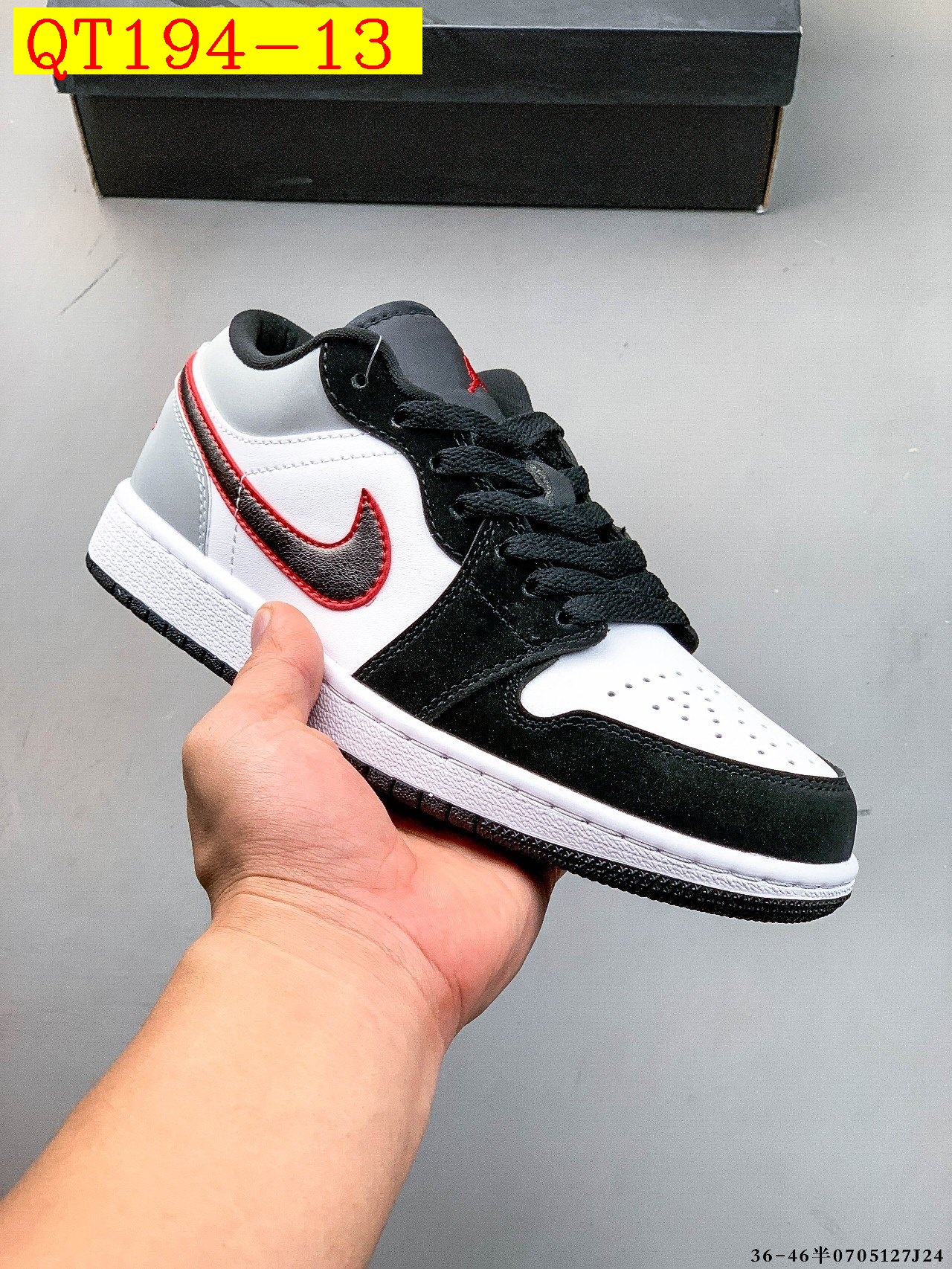 50$ Top Quality NIKE AIR JORDAN LOW 1 size 36-45 half 225400 QT194 gallery