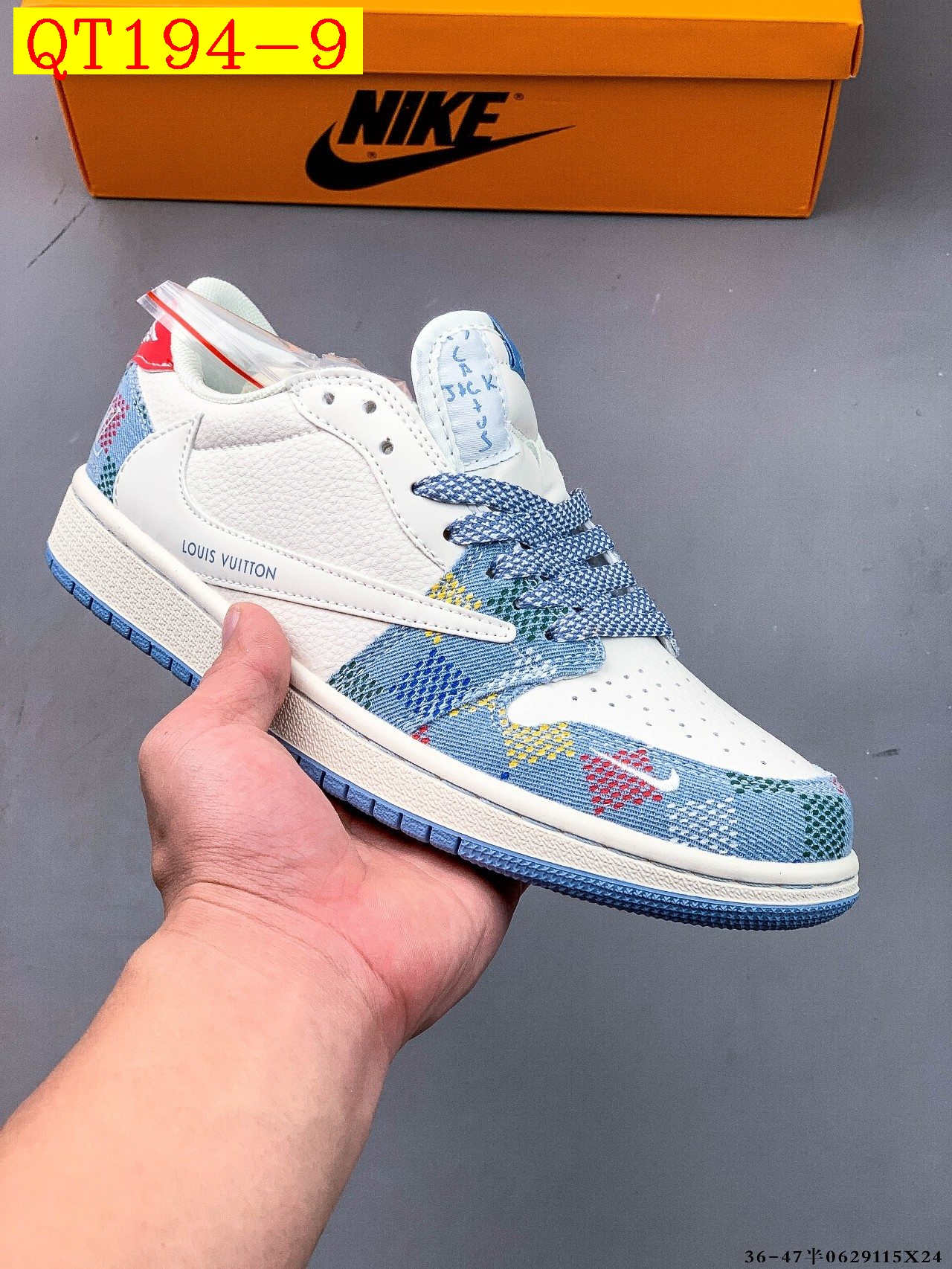 50$ Top Quality NIKE AIR JORDAN LOW 1 size 36-45 half 225400 QT194 gallery