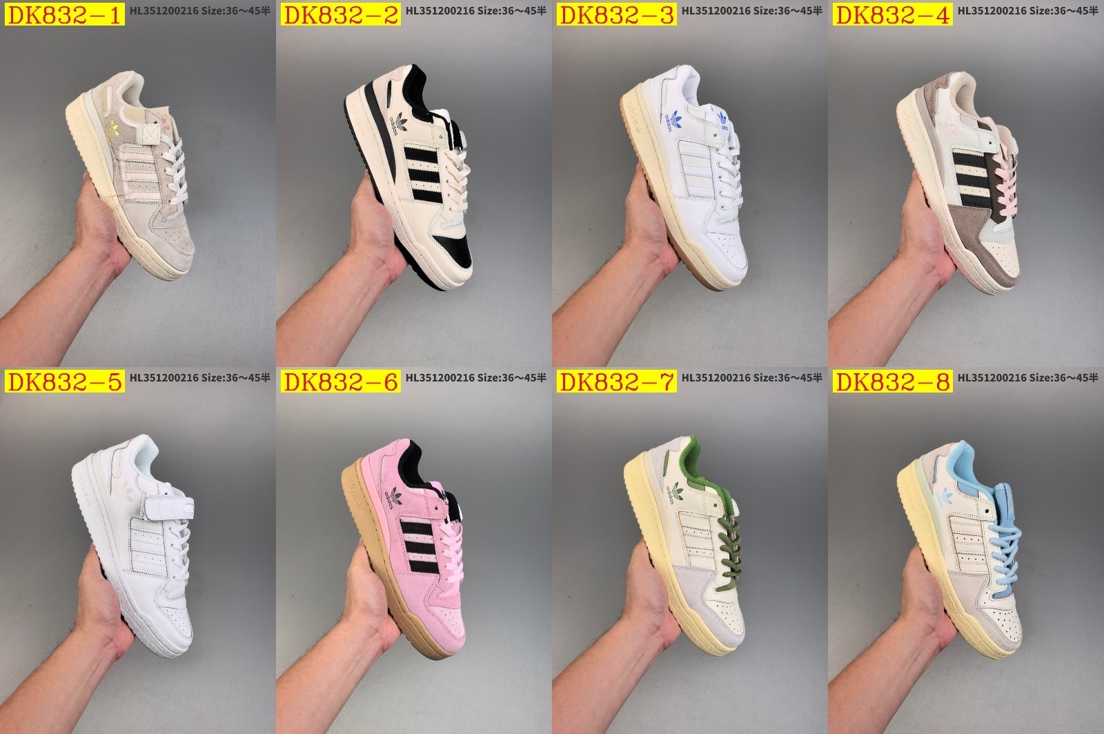 50$ dh Adidas Forum 84 Low Half size 36-45 92645035409 DK832 gallery