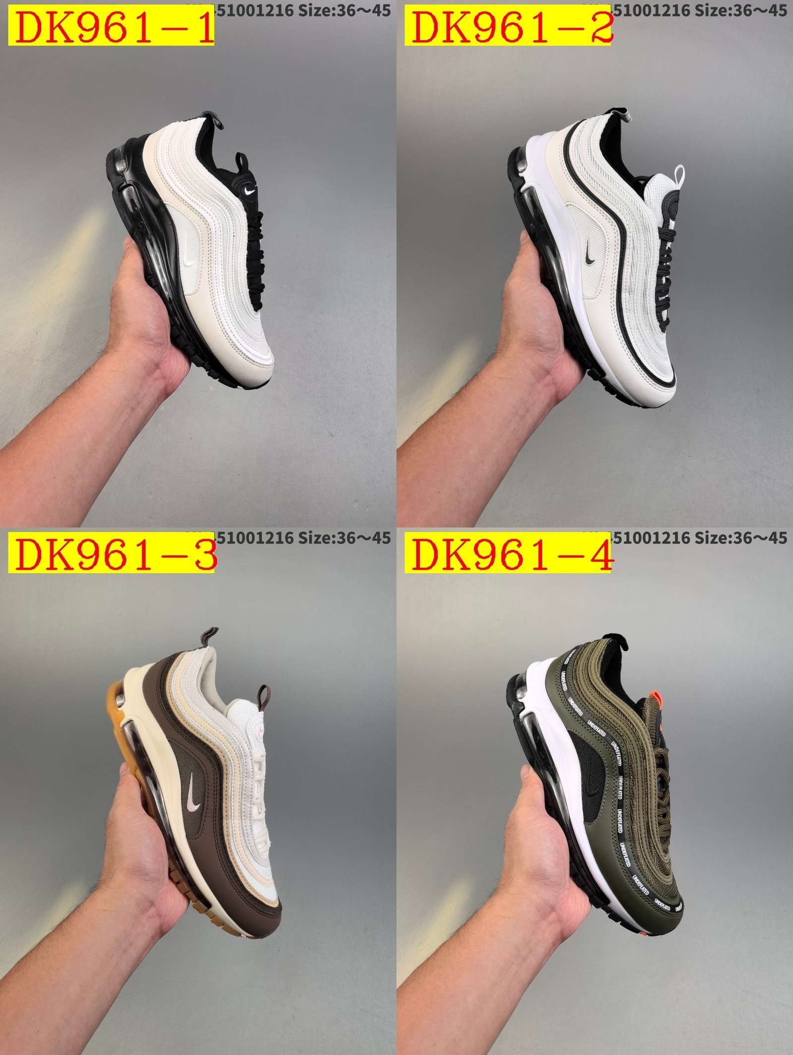 50$ dh NIKE AIR MAX 97 size 36-45 62504035408 DK961 gallery