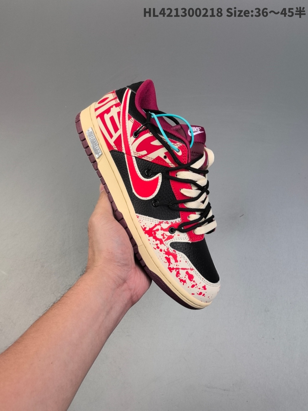 50$ dh Nike sb Dunk Low WUYA Half size 36-45 72465035501 DB377 gallery