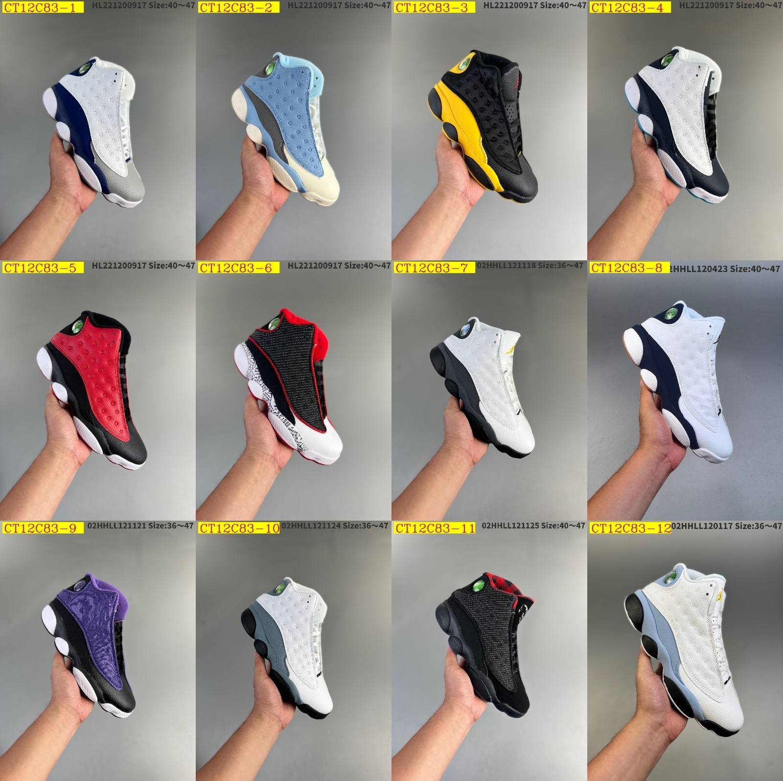 50$ new_dh Air Jordan 13 Retro Midnight Navy SIZE 40-46 92548034272 CT12C83 gallery