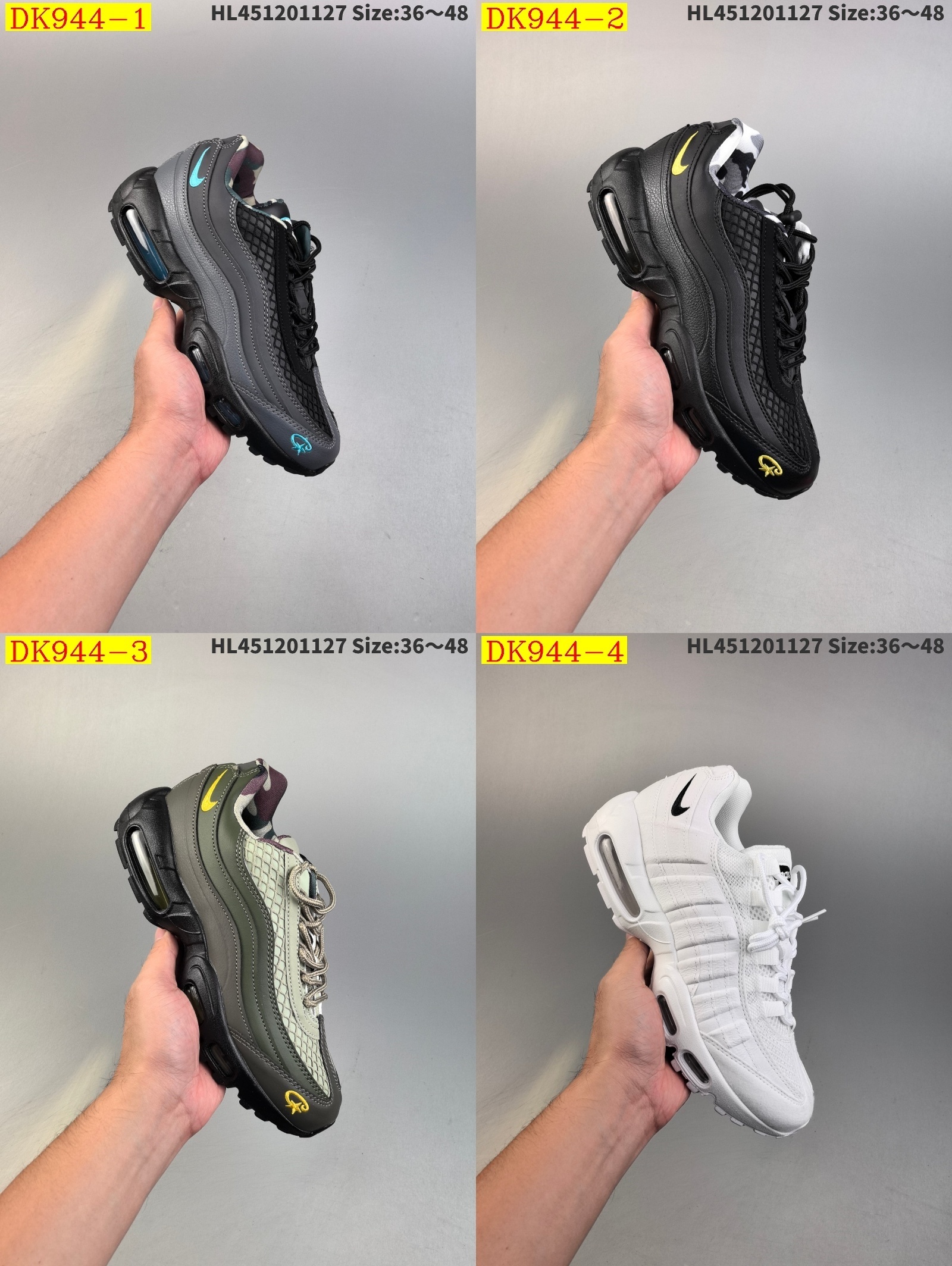 50$ new_dh NIKE Air Max 95 SIZE 36-45 82547034272 DK944 gallery