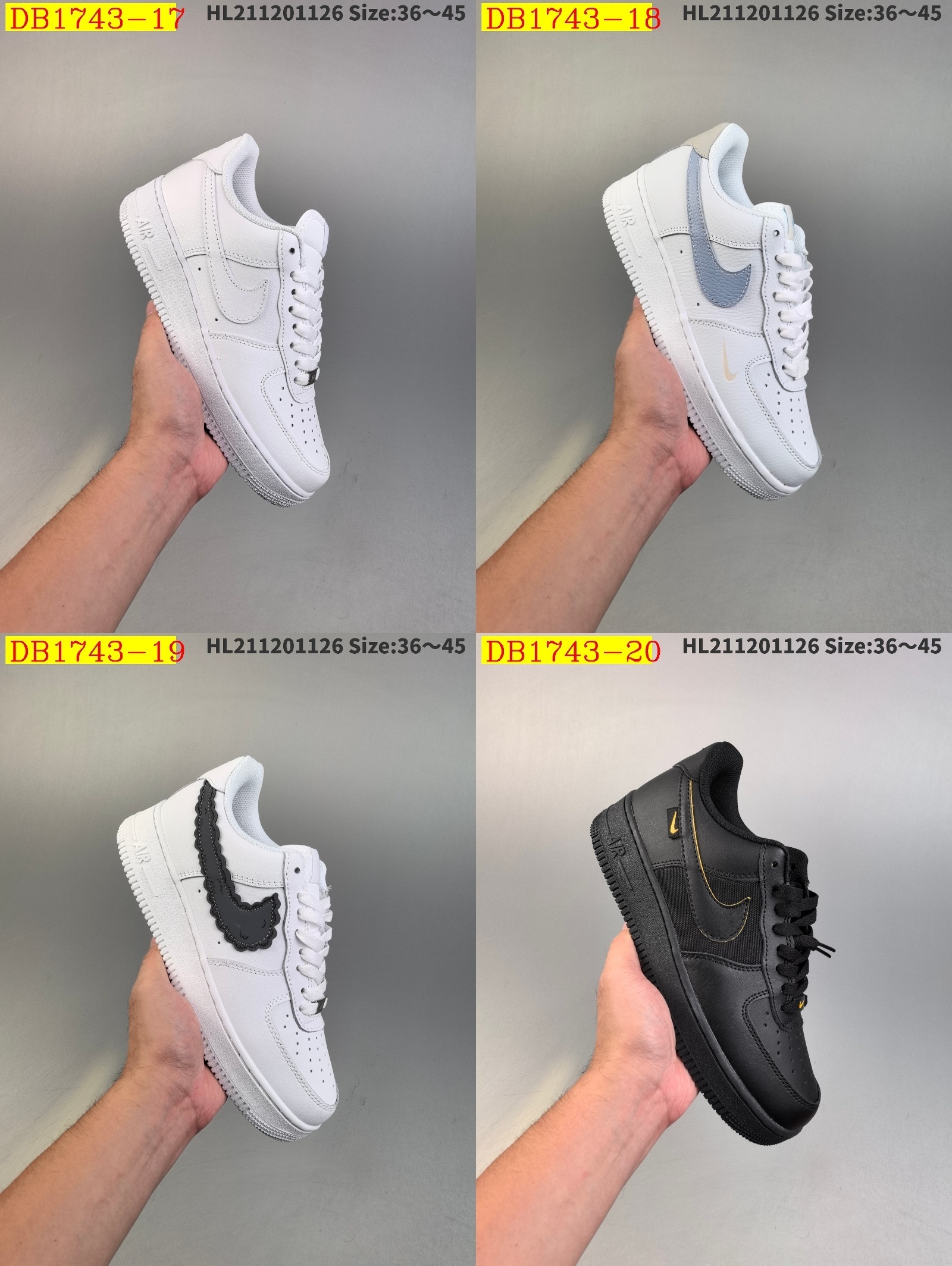 50$ new_dh Nike AIR FORCE 1 07 size 36-45 82546034272 DB1743 gallery