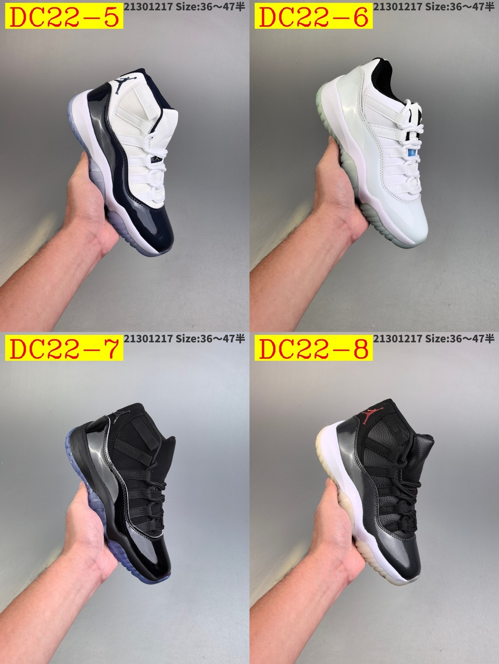 new_dh Nike Air Jordan 11 Retro High Concord size 36 46 32564035960 DC22 gallery