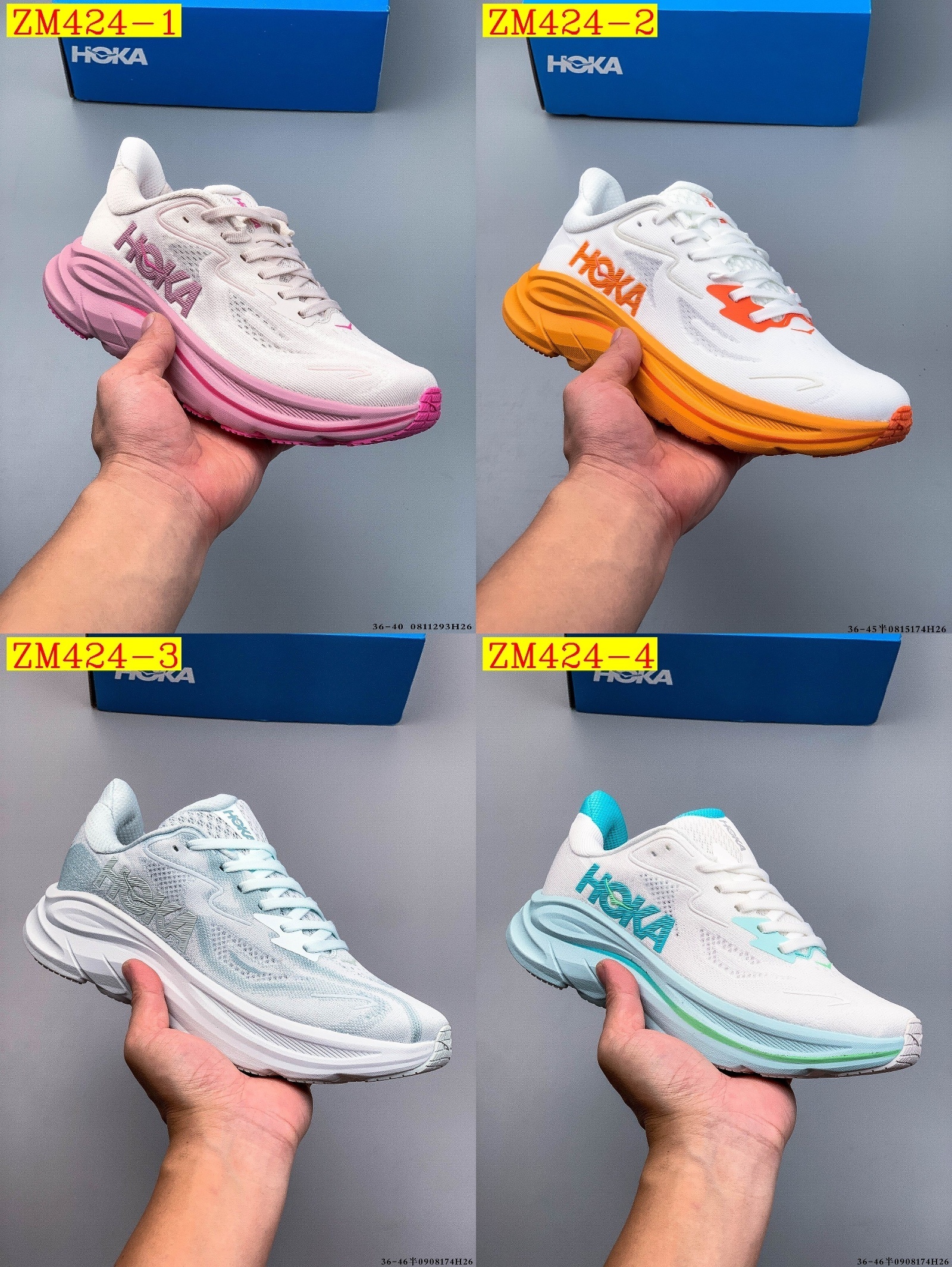 51$ HOKA ONE ONE Clifton 10 Size 36-46 half 920670 ZM424 gallery