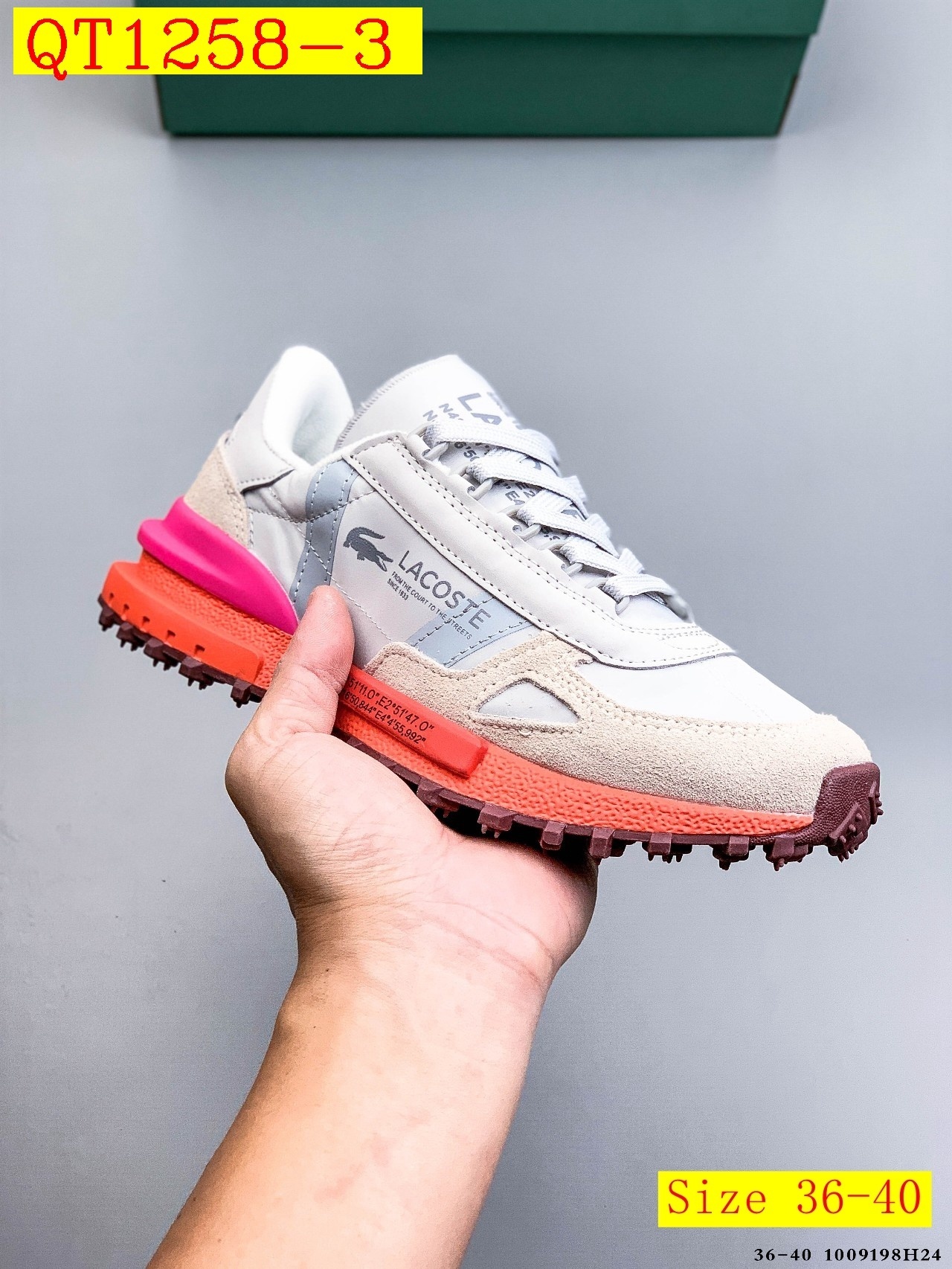 51$ LACOSTE Shoes Size 36-45 723400 QT1258 gallery