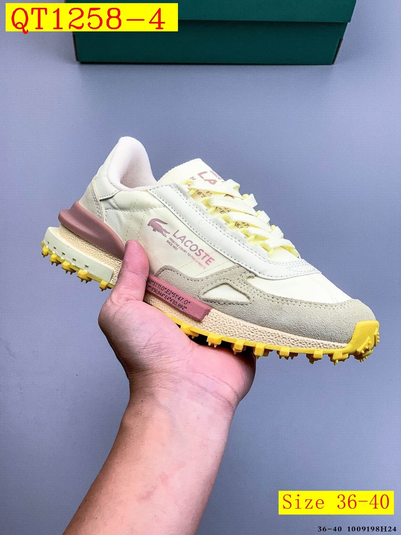 51$ LACOSTE Shoes Size 36-45 723400 QT1258 gallery