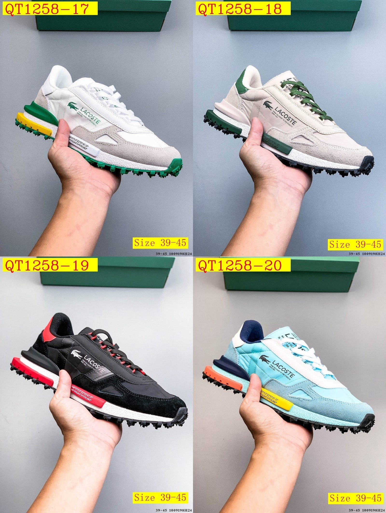 51$ LACOSTE Shoes Size 36-45 723400 QT1258 gallery