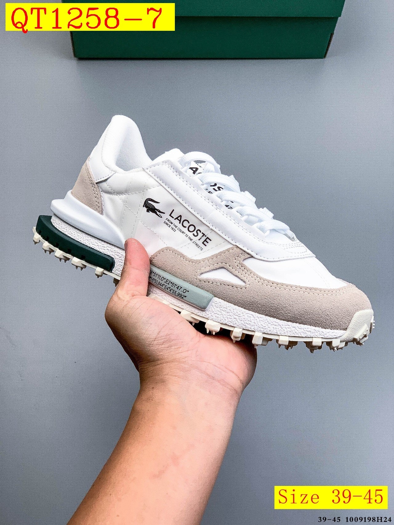 51$ LACOSTE Shoes Size 36-45 723400 QT1258 gallery