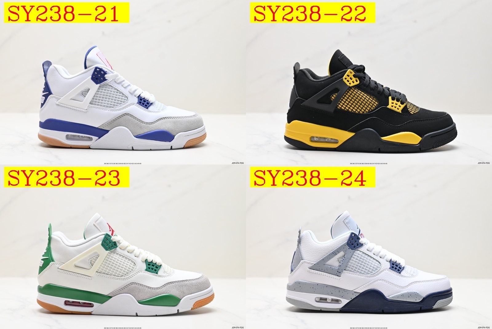 51$ Nike Air Jordan 4 Retro Size 36-46 325170 SY238 gallery
