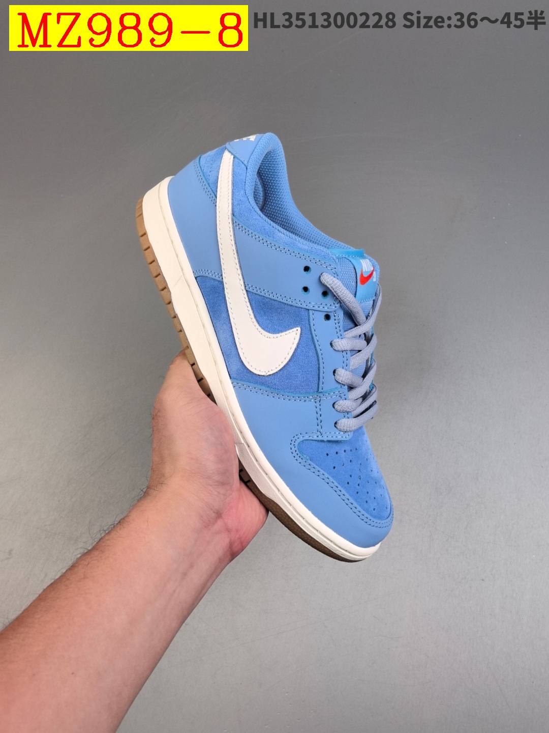 51$ Nike SB Dunk Low Pro Fog half size 36-46 227610 MZ989 gallery