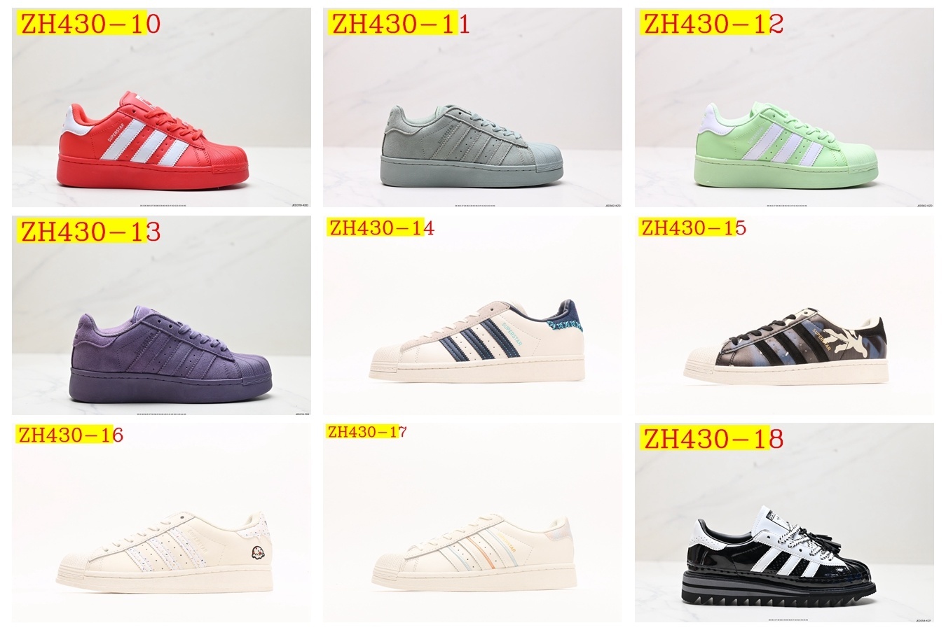 51$ adidas Originals Superstar size 36-45 All Colors 3 325640 ZH430 gallery