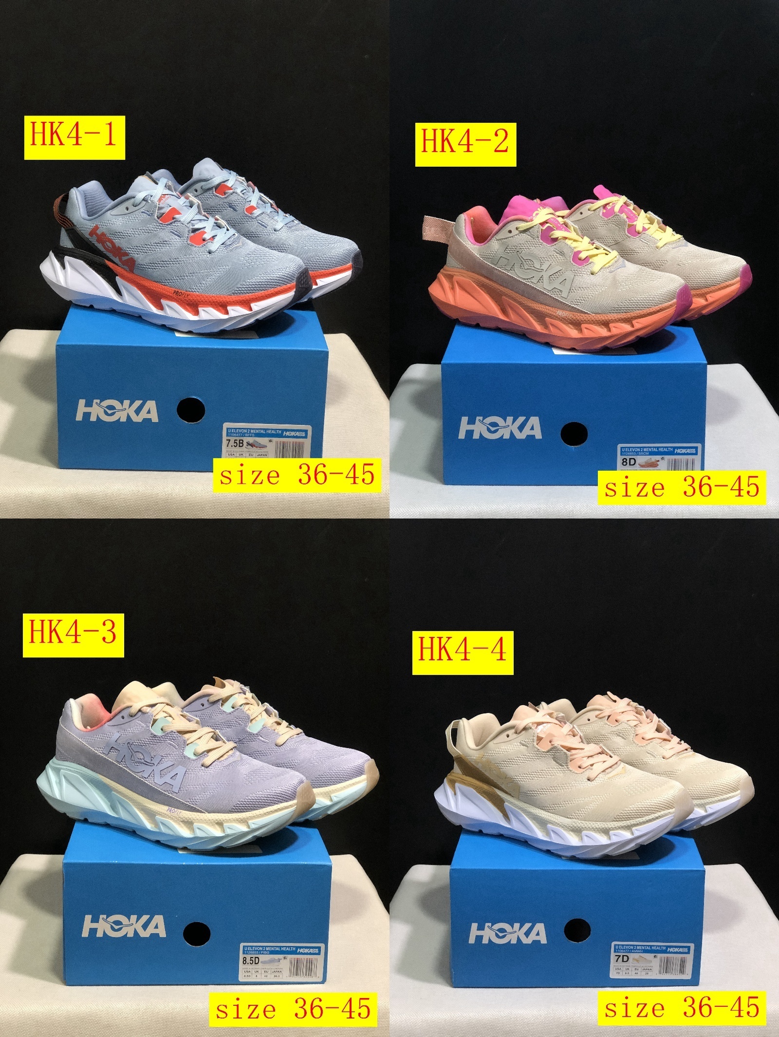 51$ dh HOKA ONE ONE Elevon 2 size 36-45 HK4 gallery