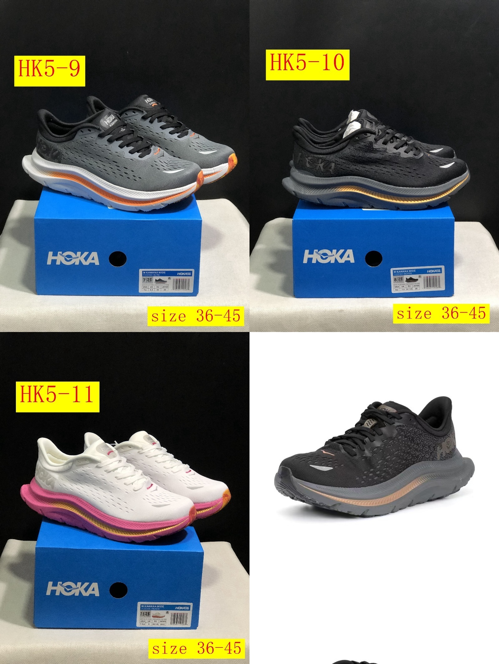 51$ dh Hoka One One Kawana size 36-45 HK5 gallery