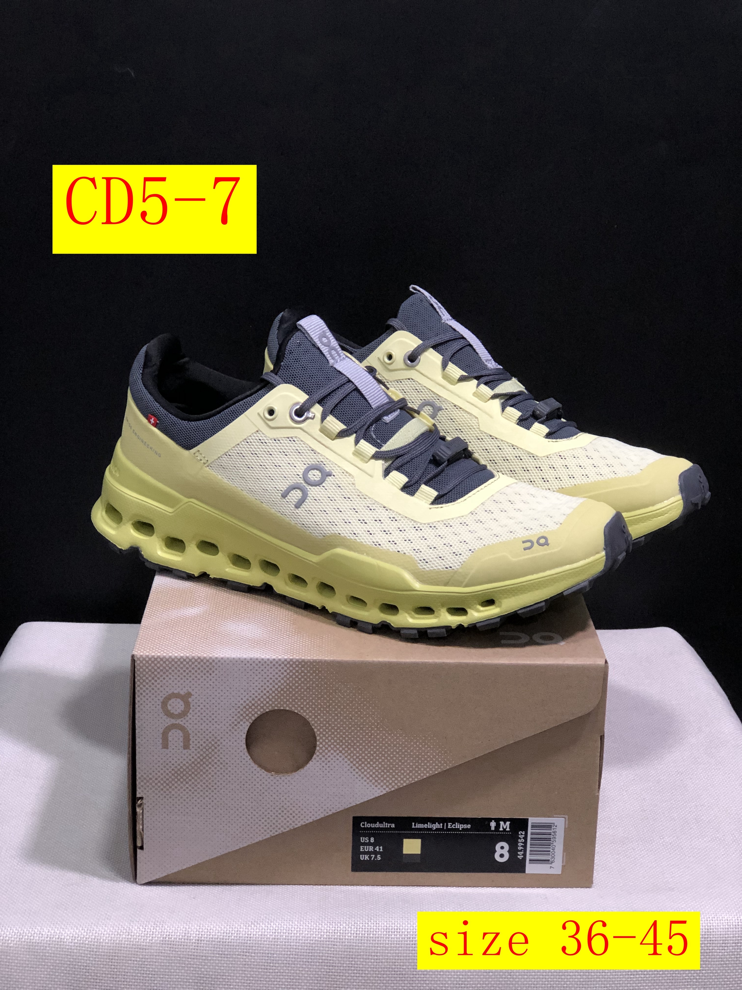 51$ dh On Cloud Ultra size 36-45 CD5 gallery