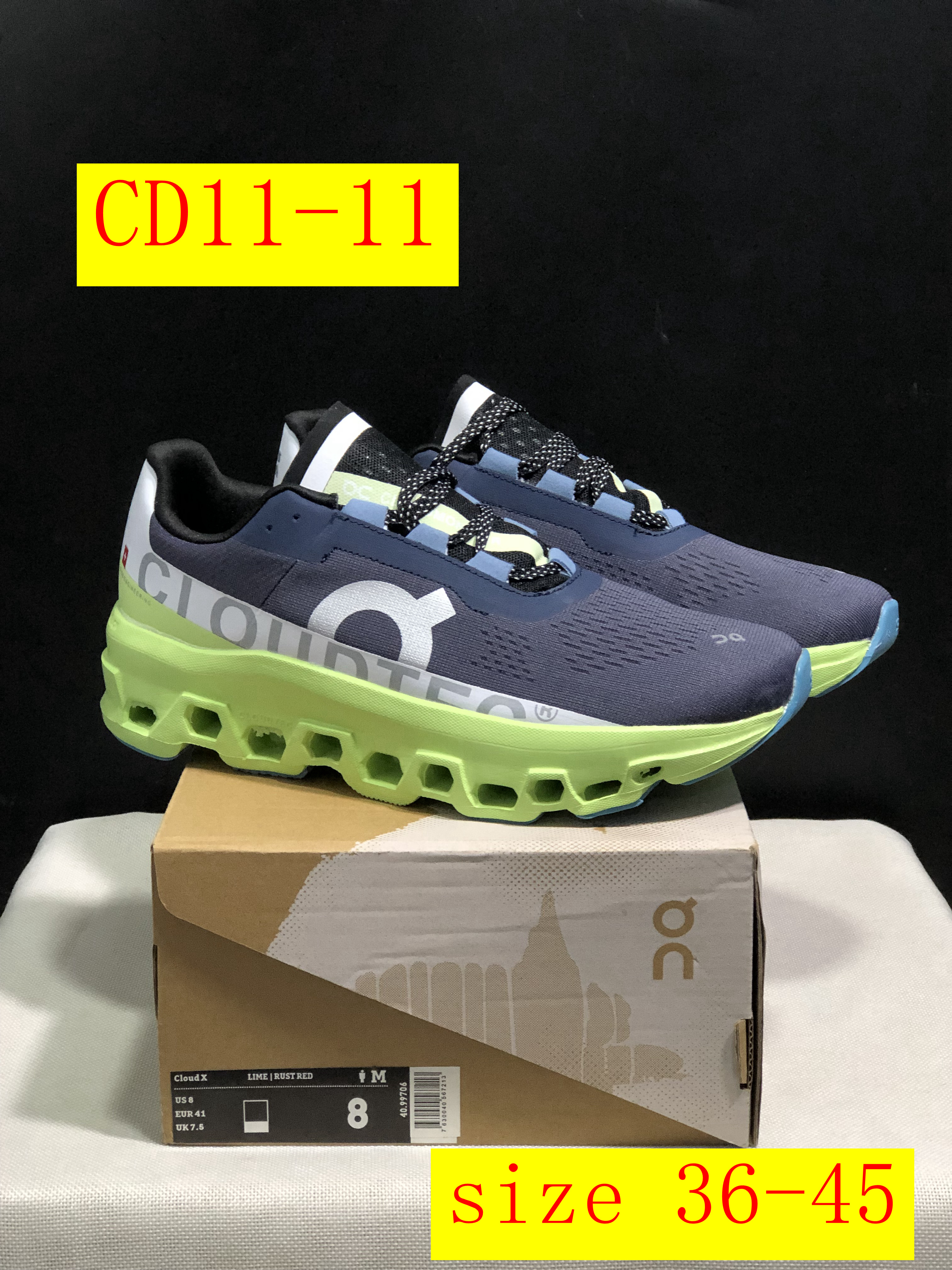 51$ dh On Cloudmonster size 36-45 CD11 gallery