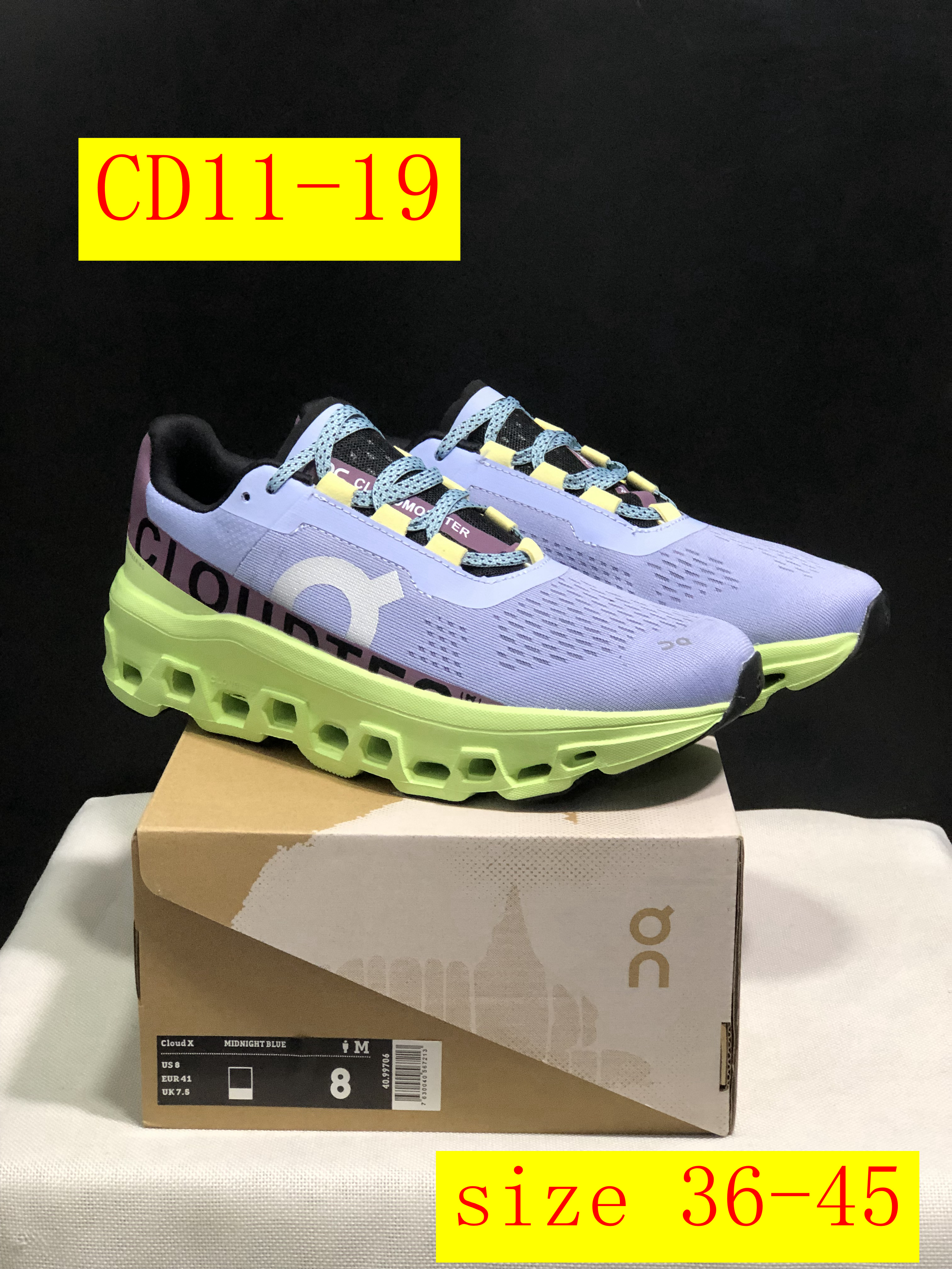 51$ dh On Cloudmonster size 36-45 CD11 gallery