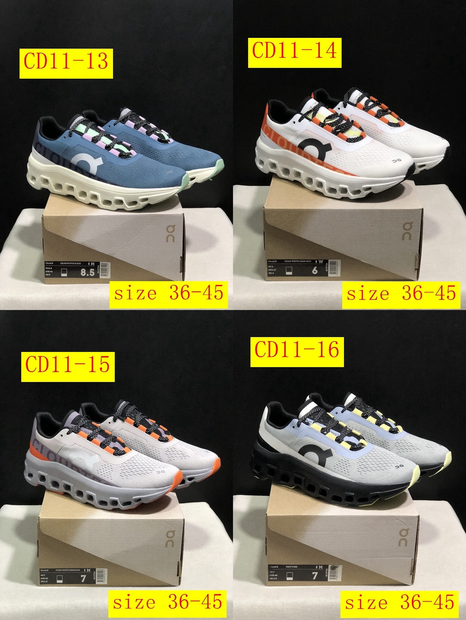 51$ dh On Cloudmonster size 36-45 CD11 gallery