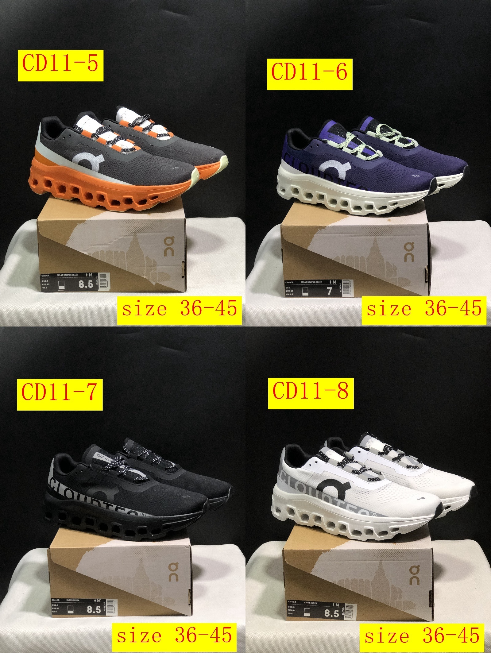 51$ dh On Cloudmonster size 36-45 CD11 gallery