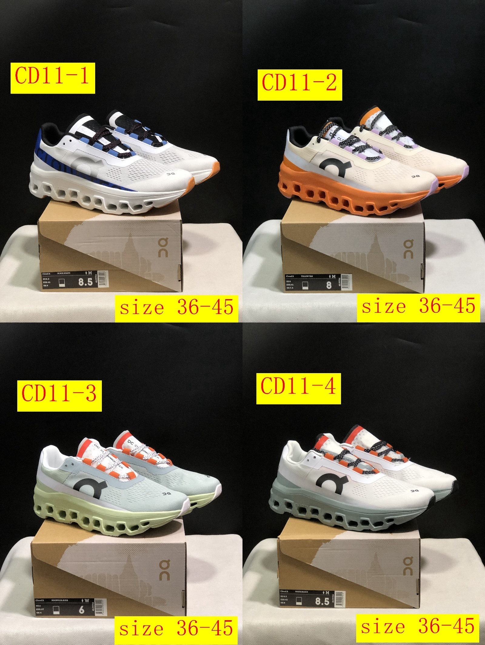 51$ dh On Cloudmonster size 36-45 CD11 gallery