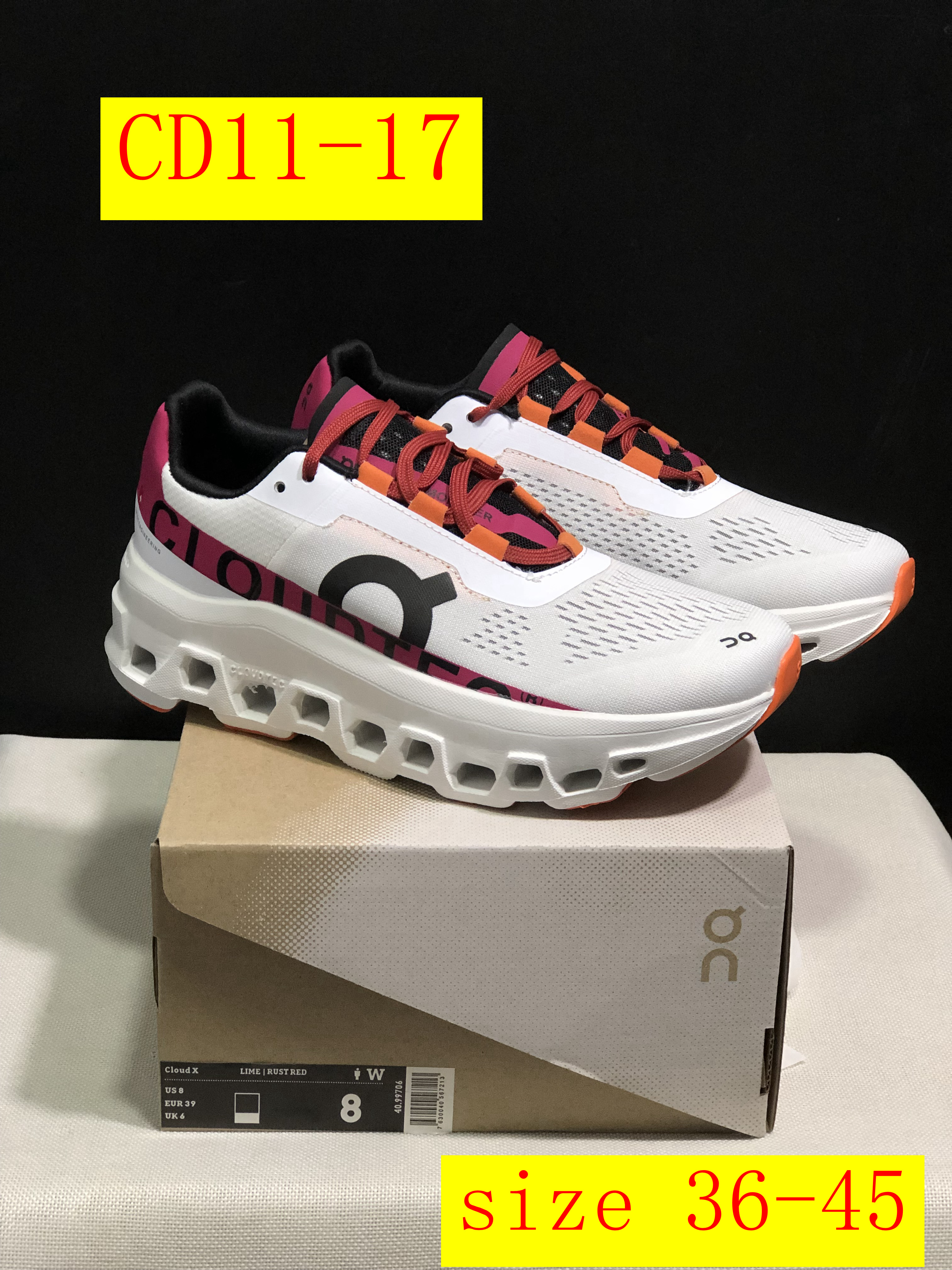 51$ dh On Cloudmonster size 36-45 CD11 gallery