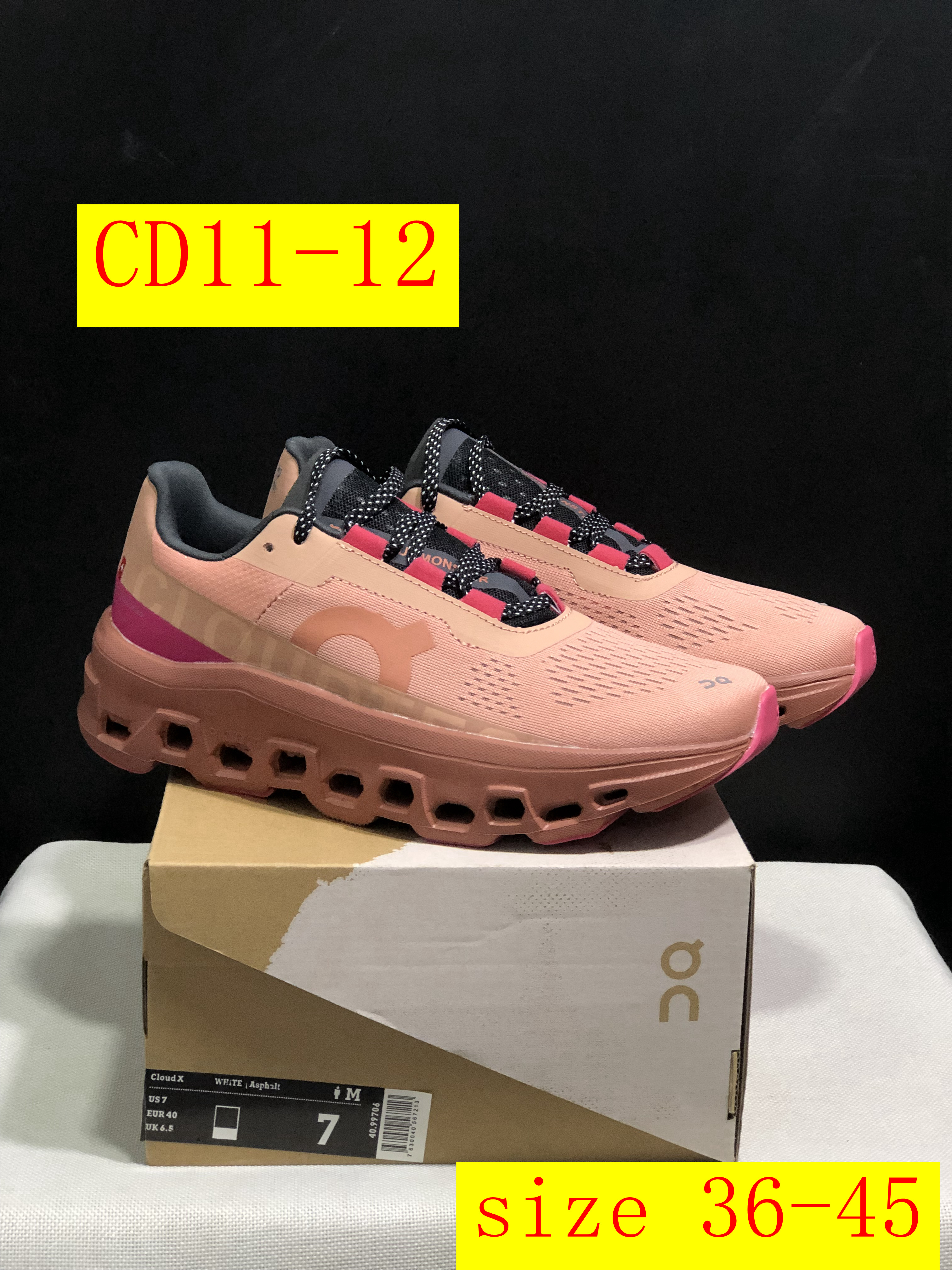 51$ dh On Cloudmonster size 36-45 CD11 gallery