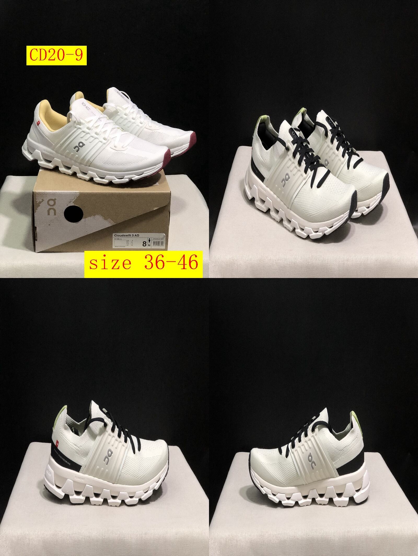 51$ dh On Cloudswift 3 size 36-46 CD20 gallery