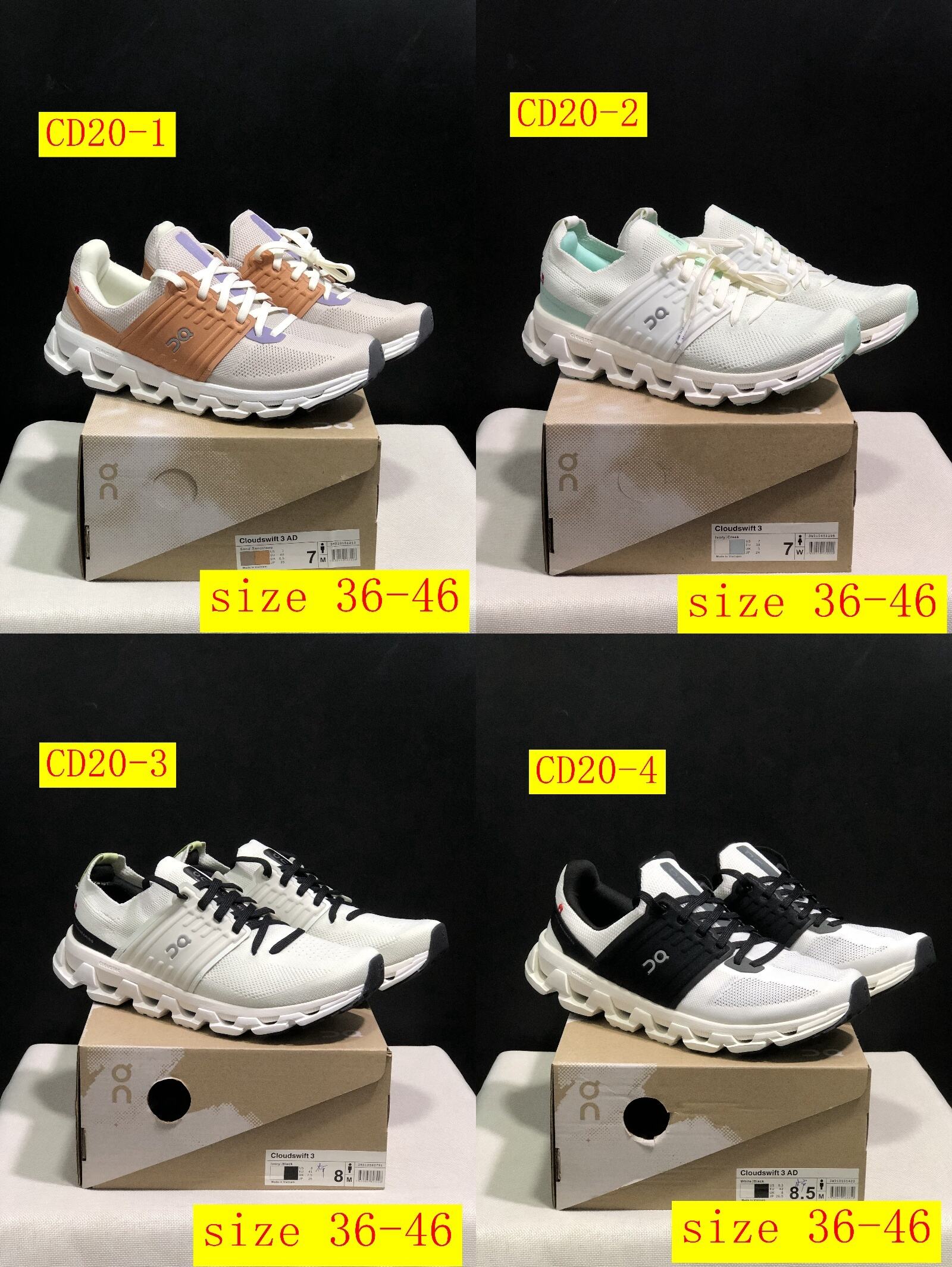 51$ dh On Cloudswift 3 size 36-46 CD20 gallery
