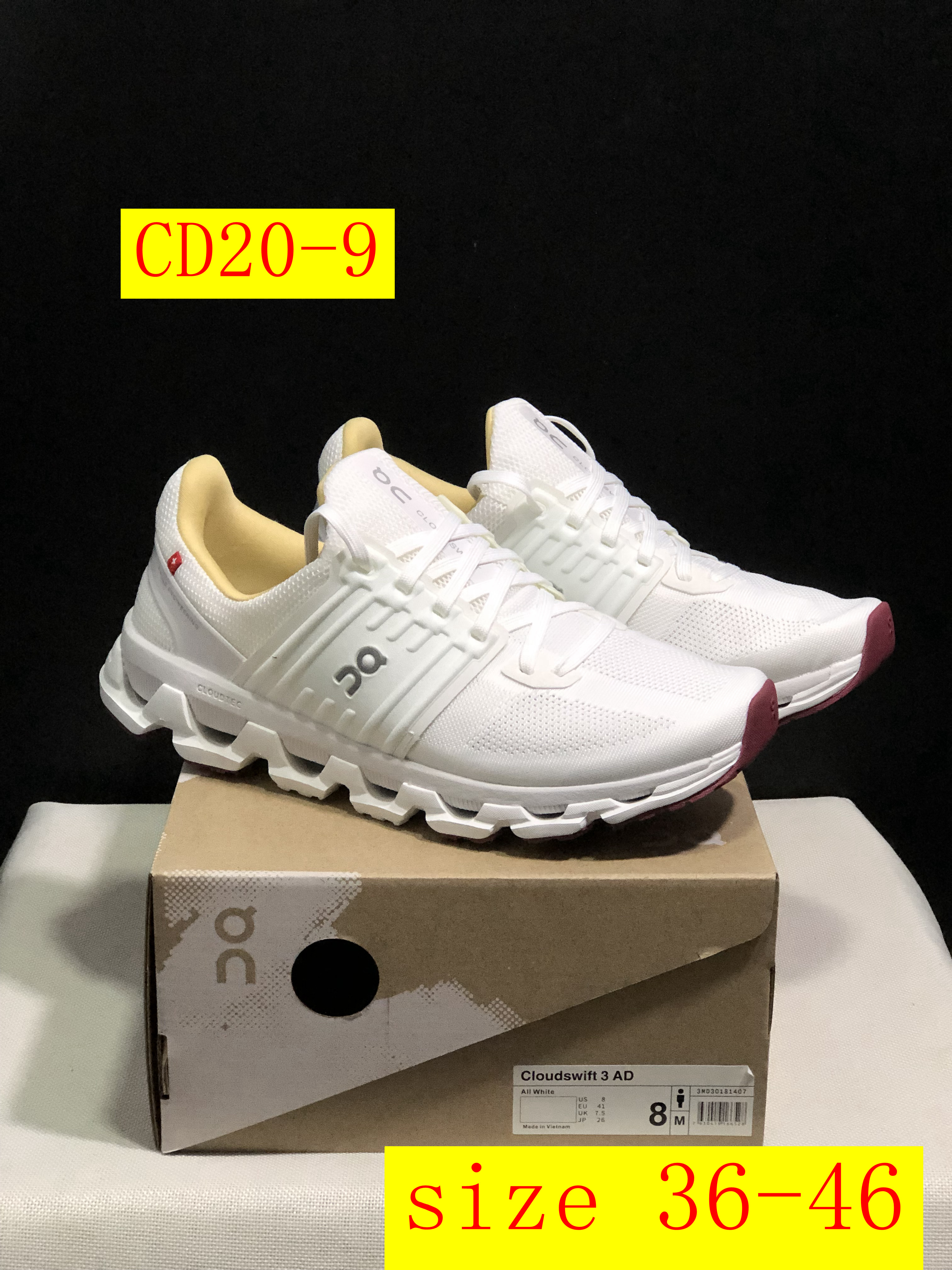 51$ dh On Cloudswift 3 size 36-46 CD20 gallery