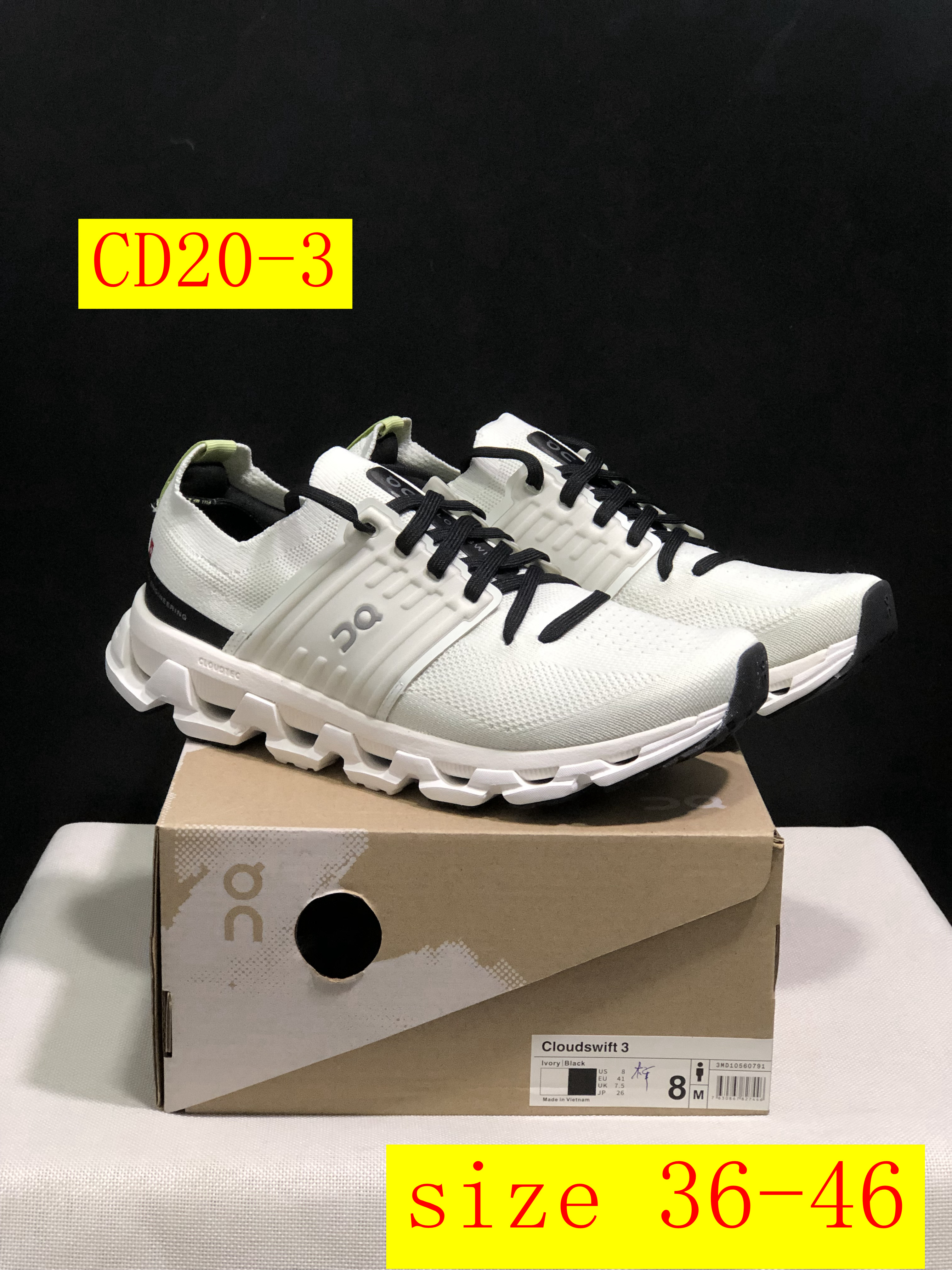 51$ dh On Cloudswift 3 size 36-46 CD20 gallery
