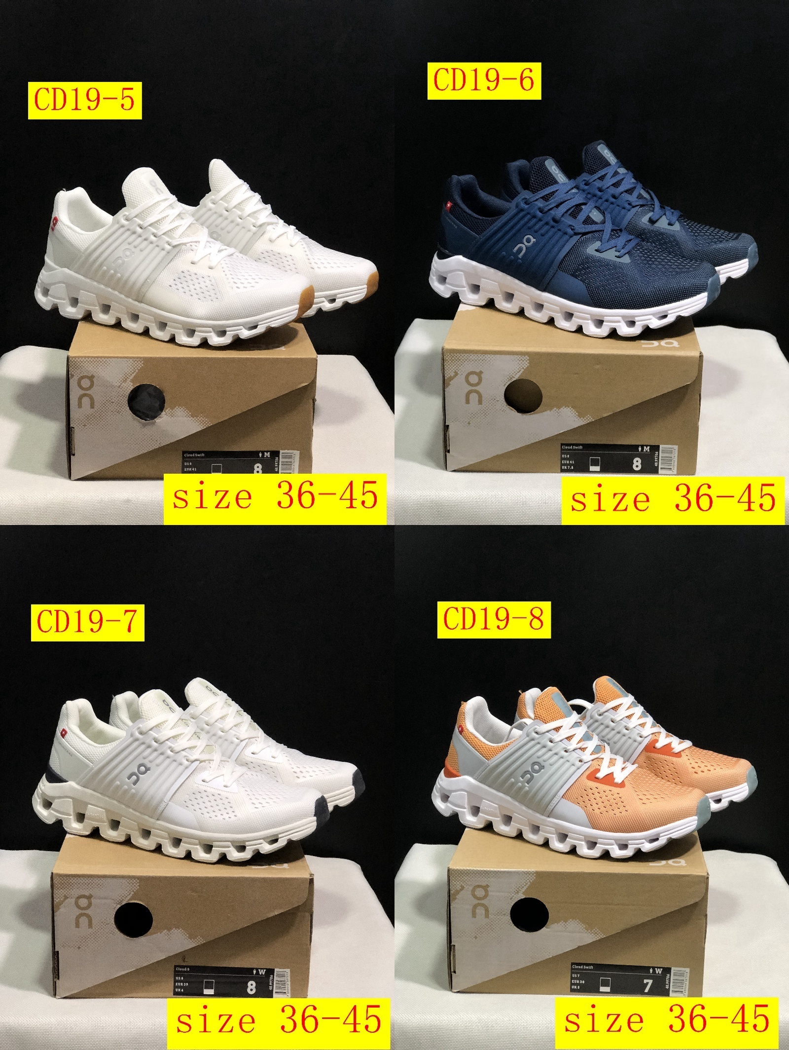 51$ dh On Cloudswift size 36-45 CD19 gallery