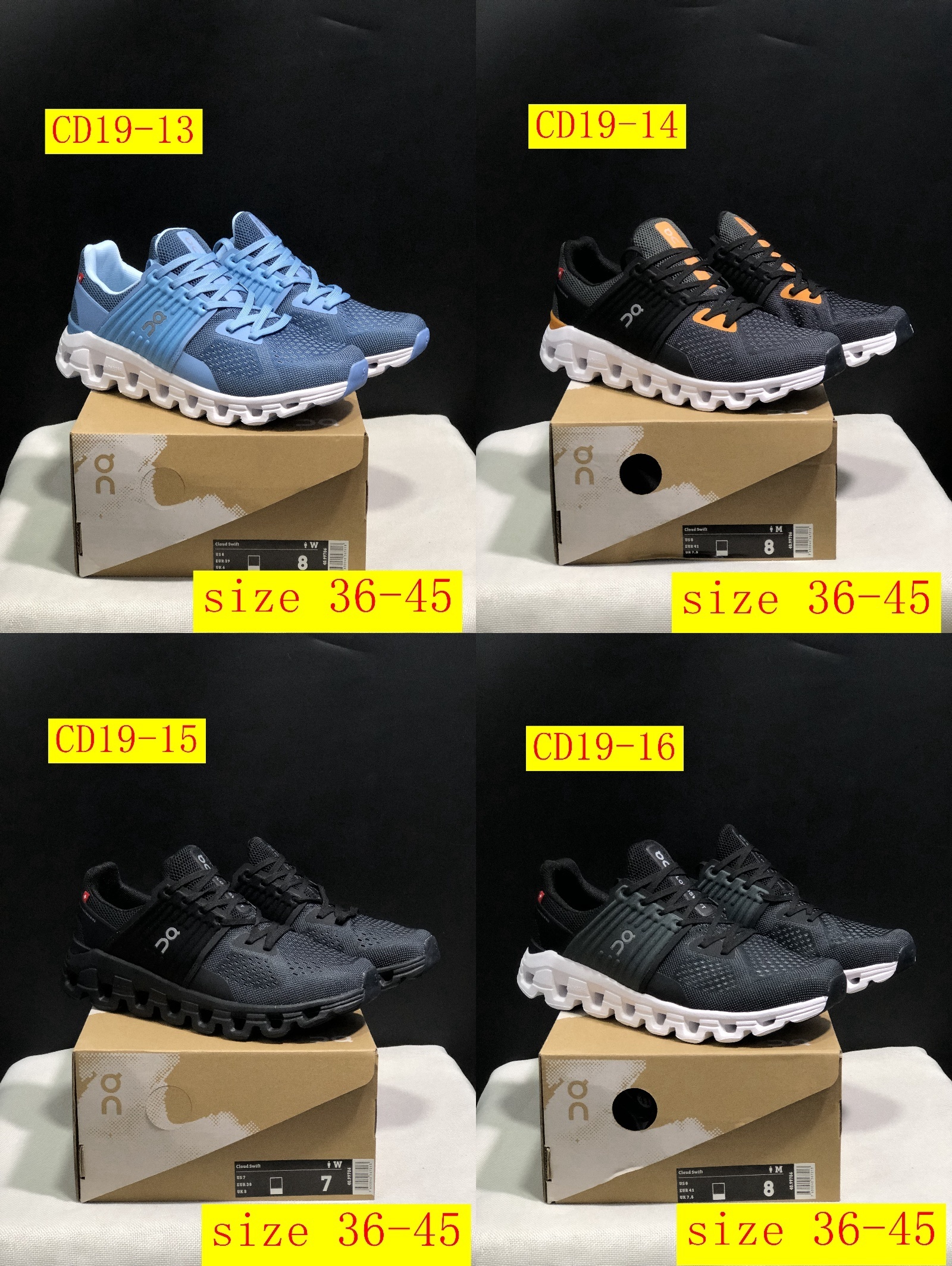 51$ dh On Cloudswift size 36-45 CD19 gallery