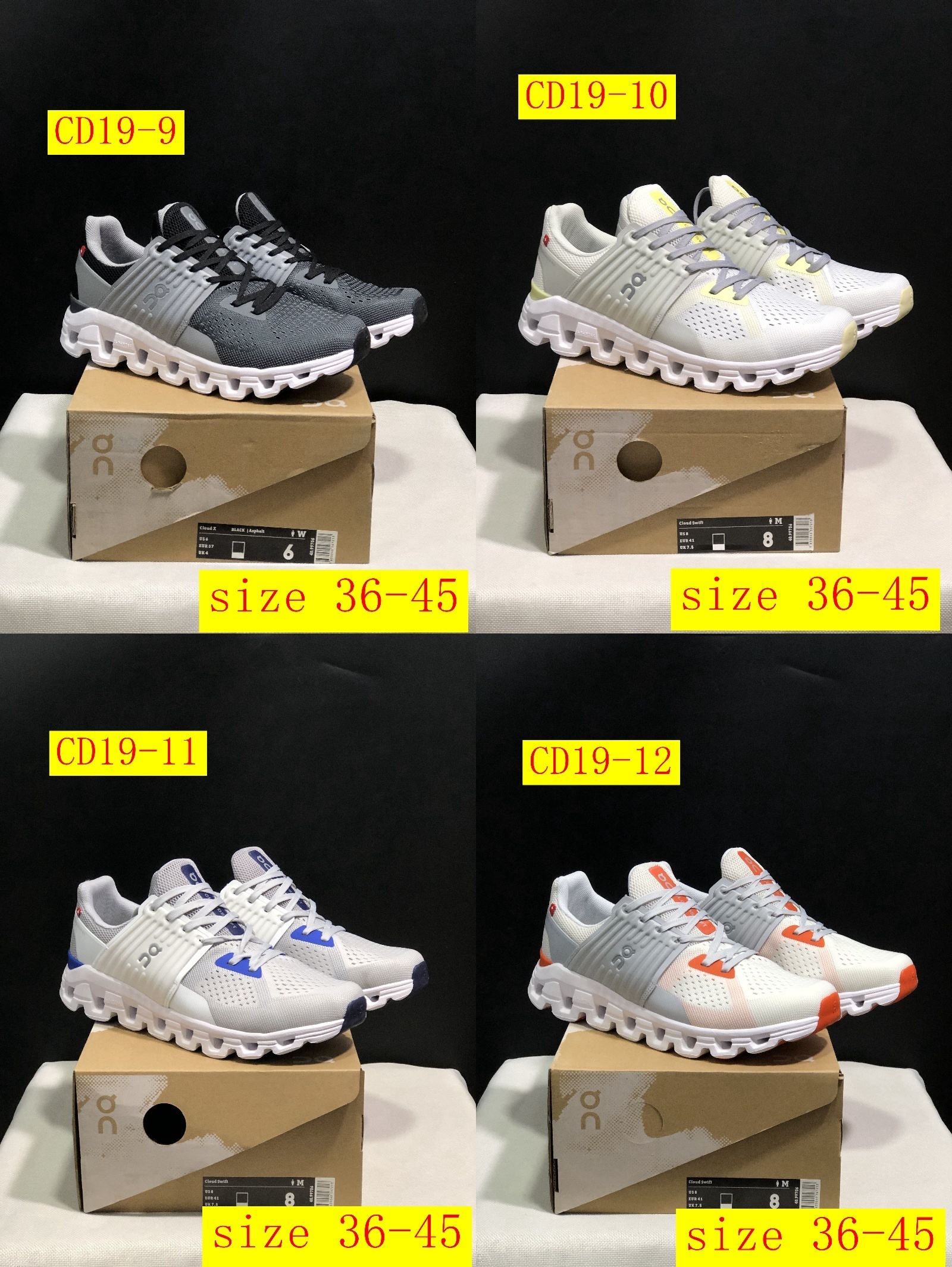 51$ dh On Cloudswift size 36-45 CD19 gallery